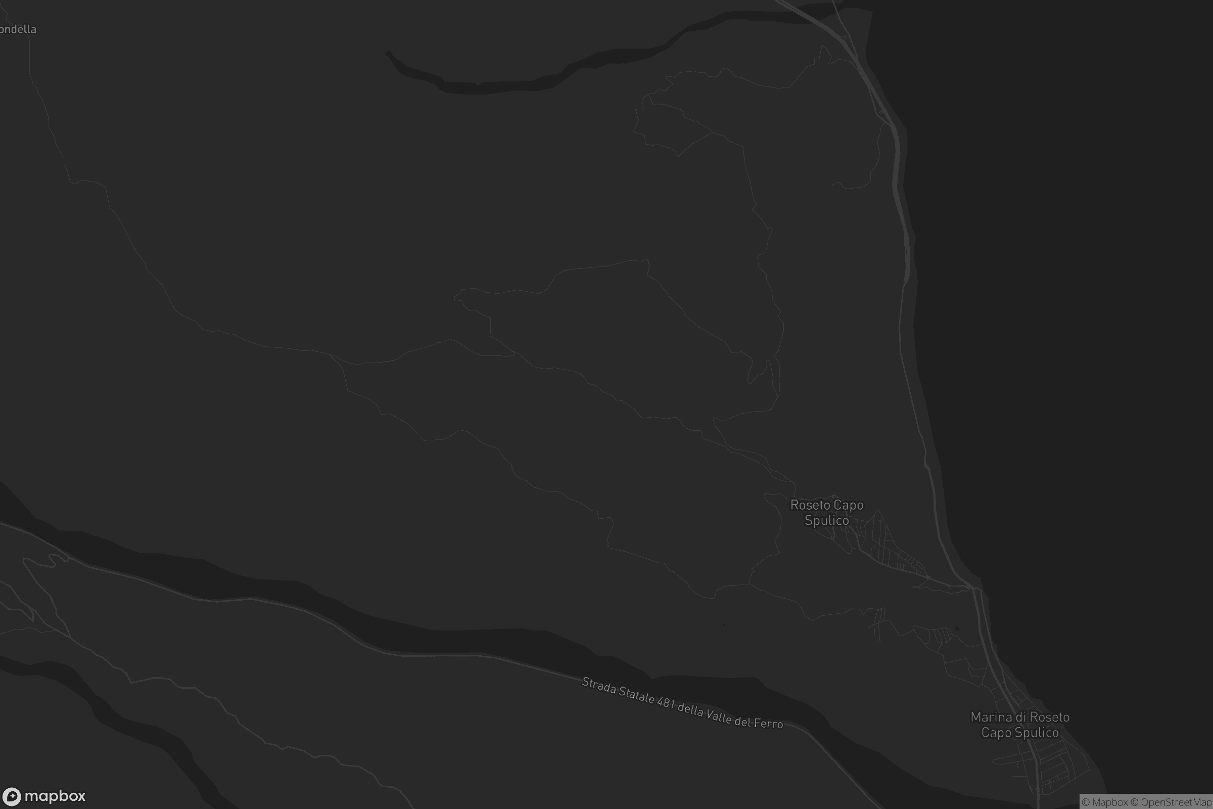 Mappa di Roseto Capo Spulico