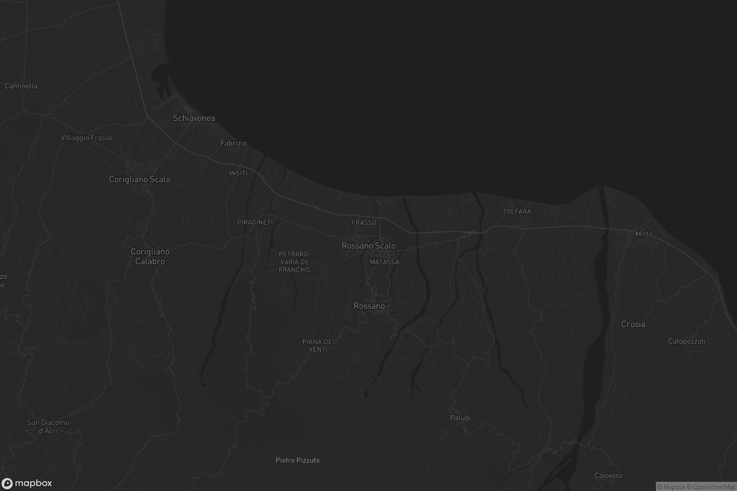 Mappa di Rossano Scalo