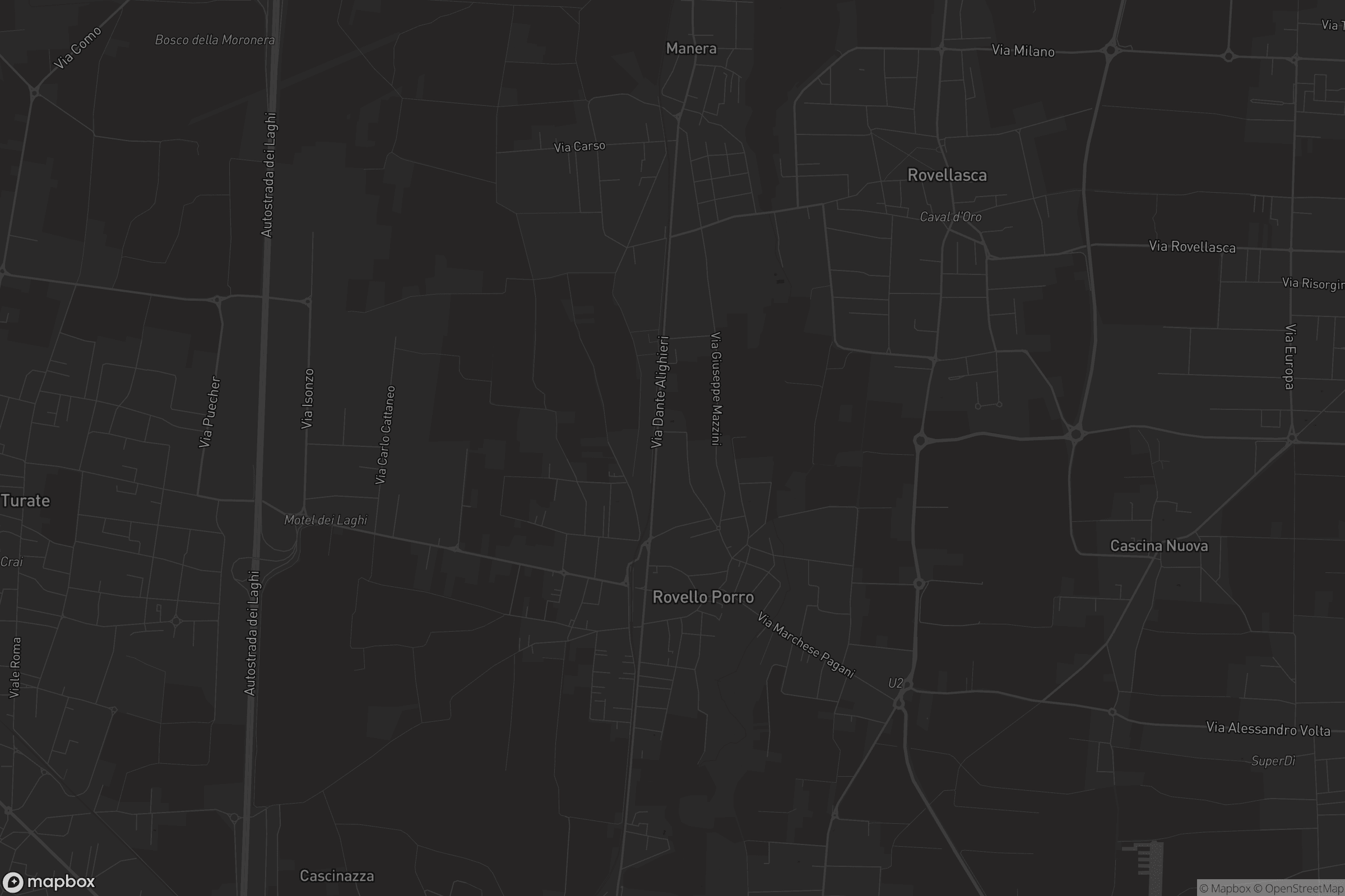 Mappa di Rovello Porro