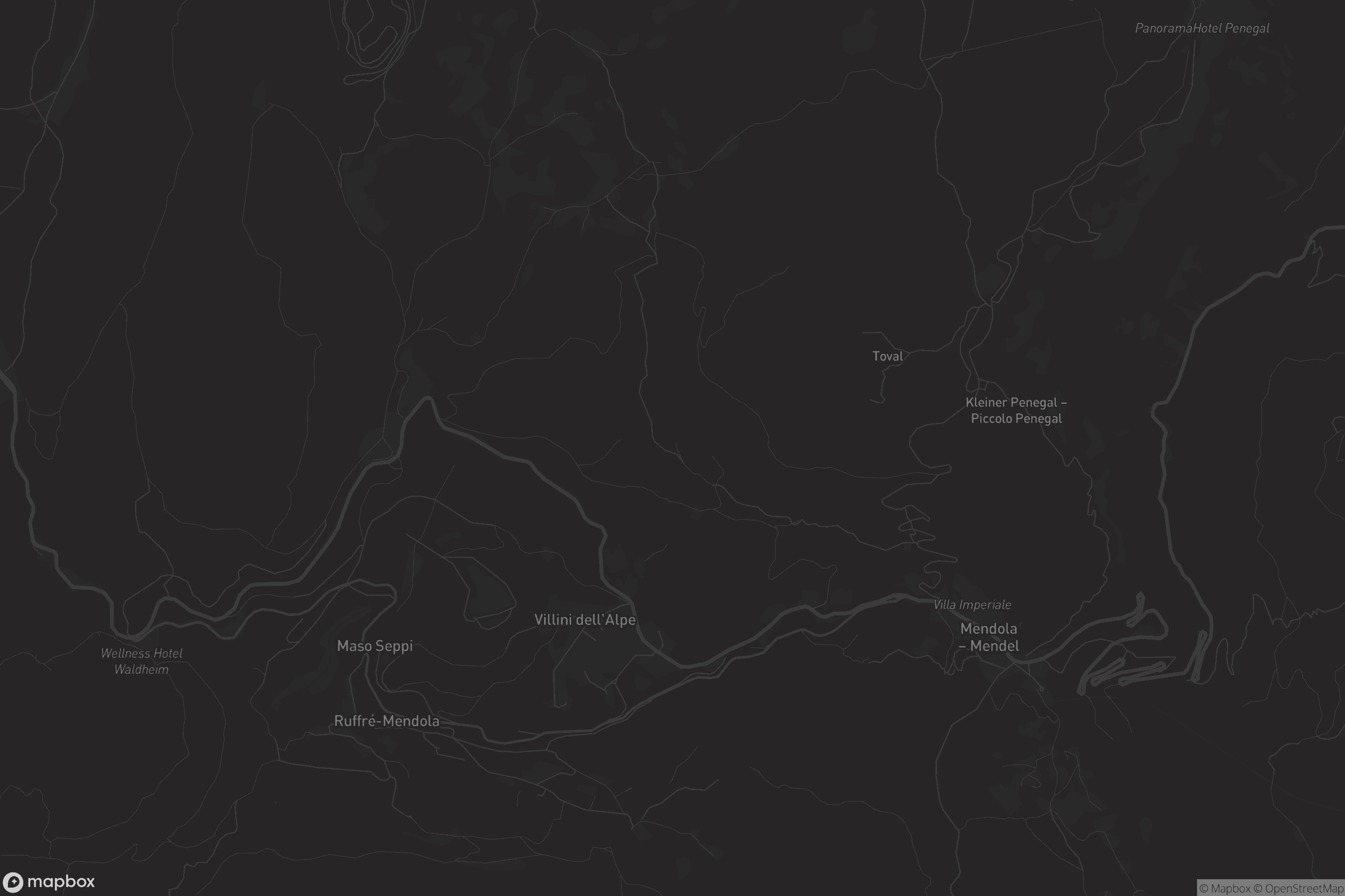 Mappa di Ruffré-Mendola
