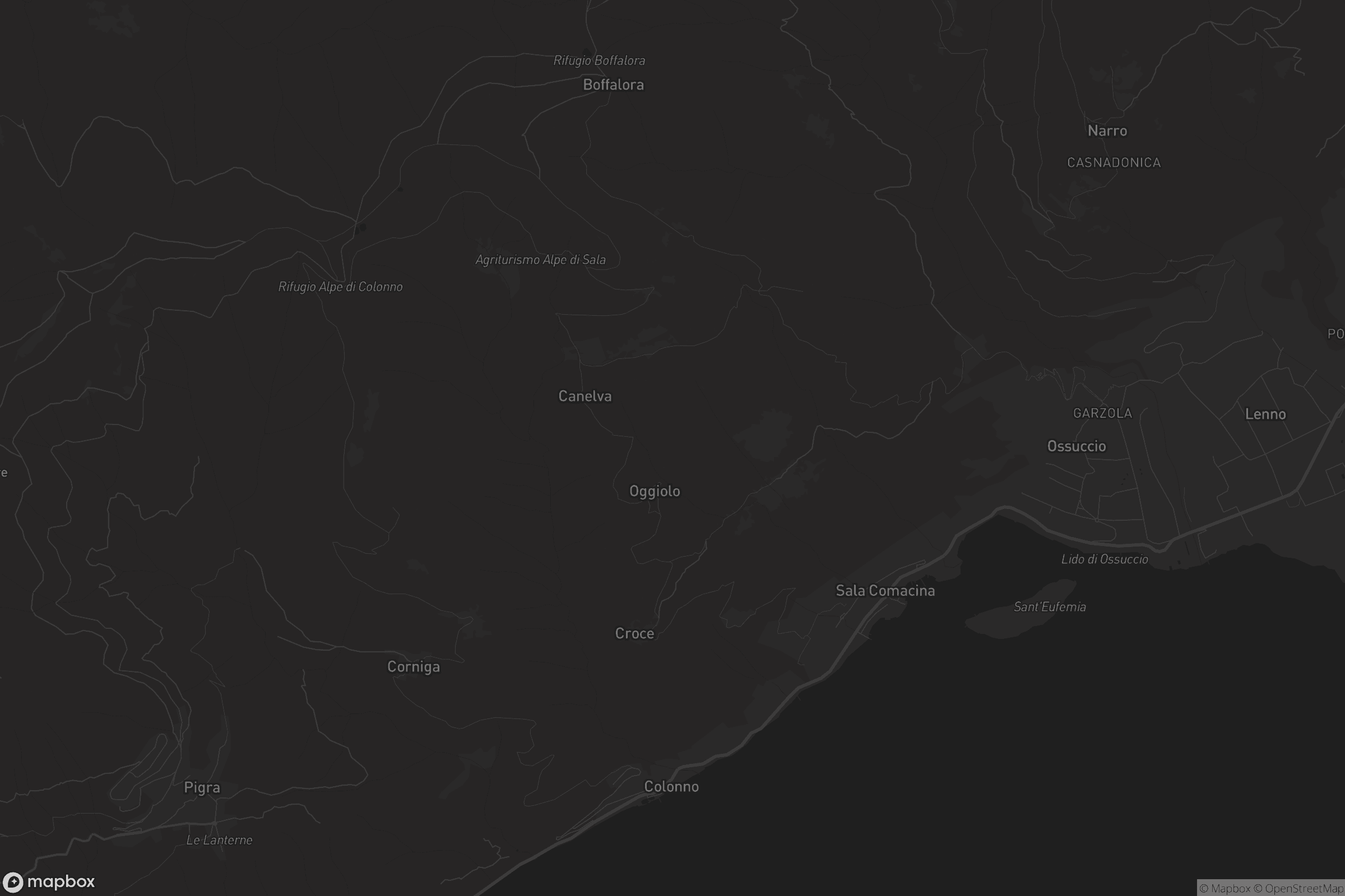 Mappa di Sala Comacina