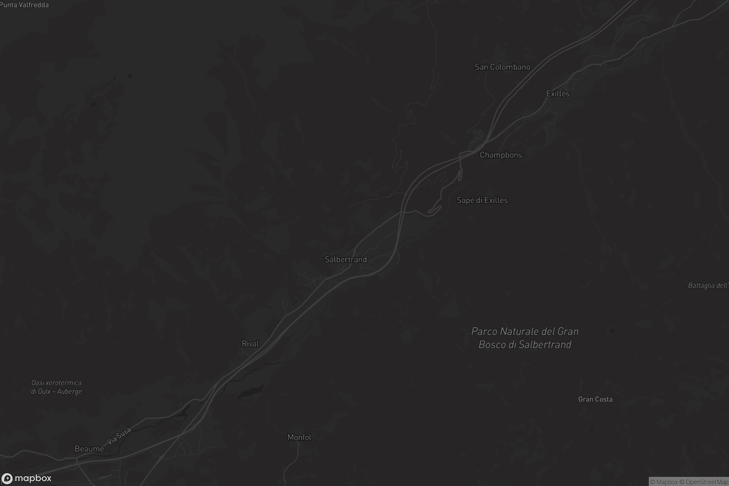Mappa di Salbertrand