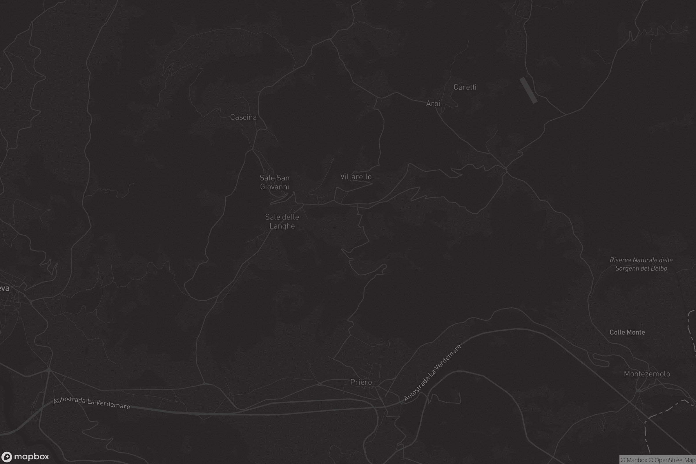 Mappa di Sale delle Langhe