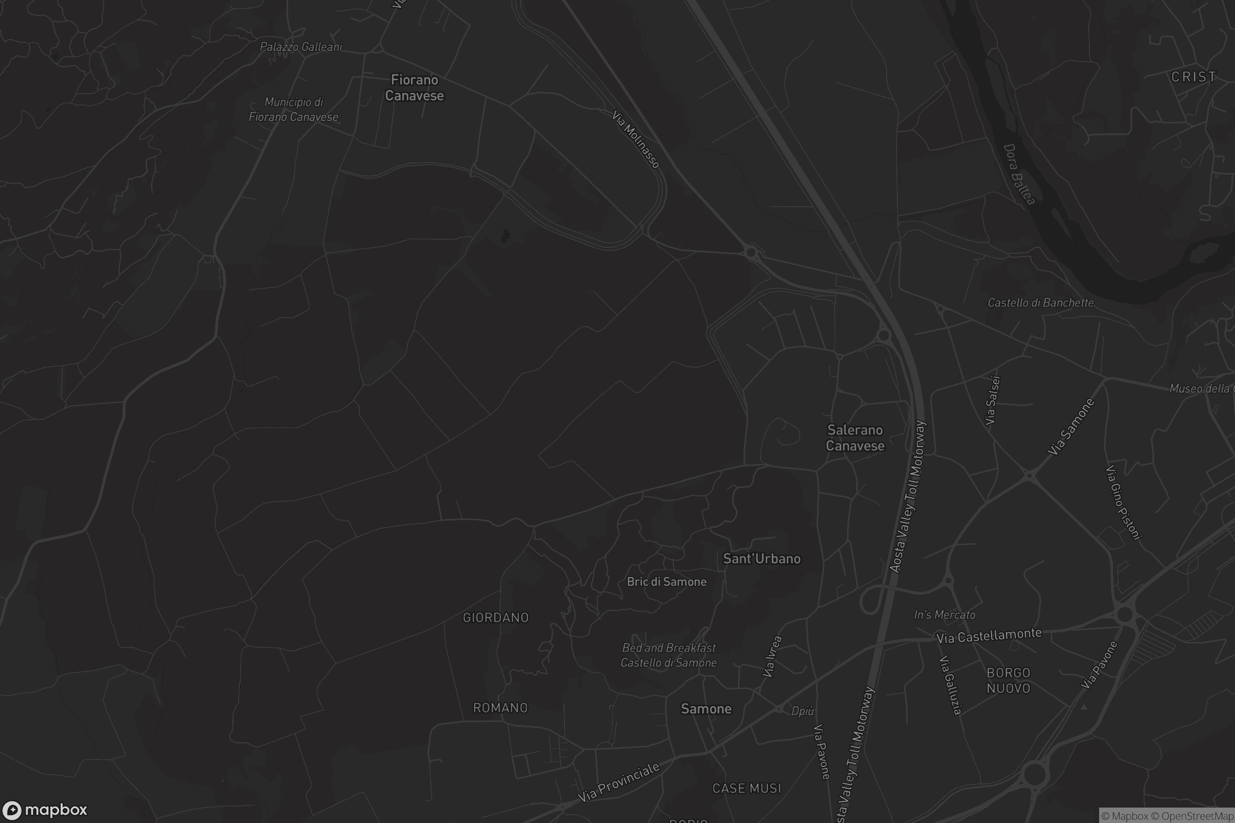 Mappa di Salerano Canavese