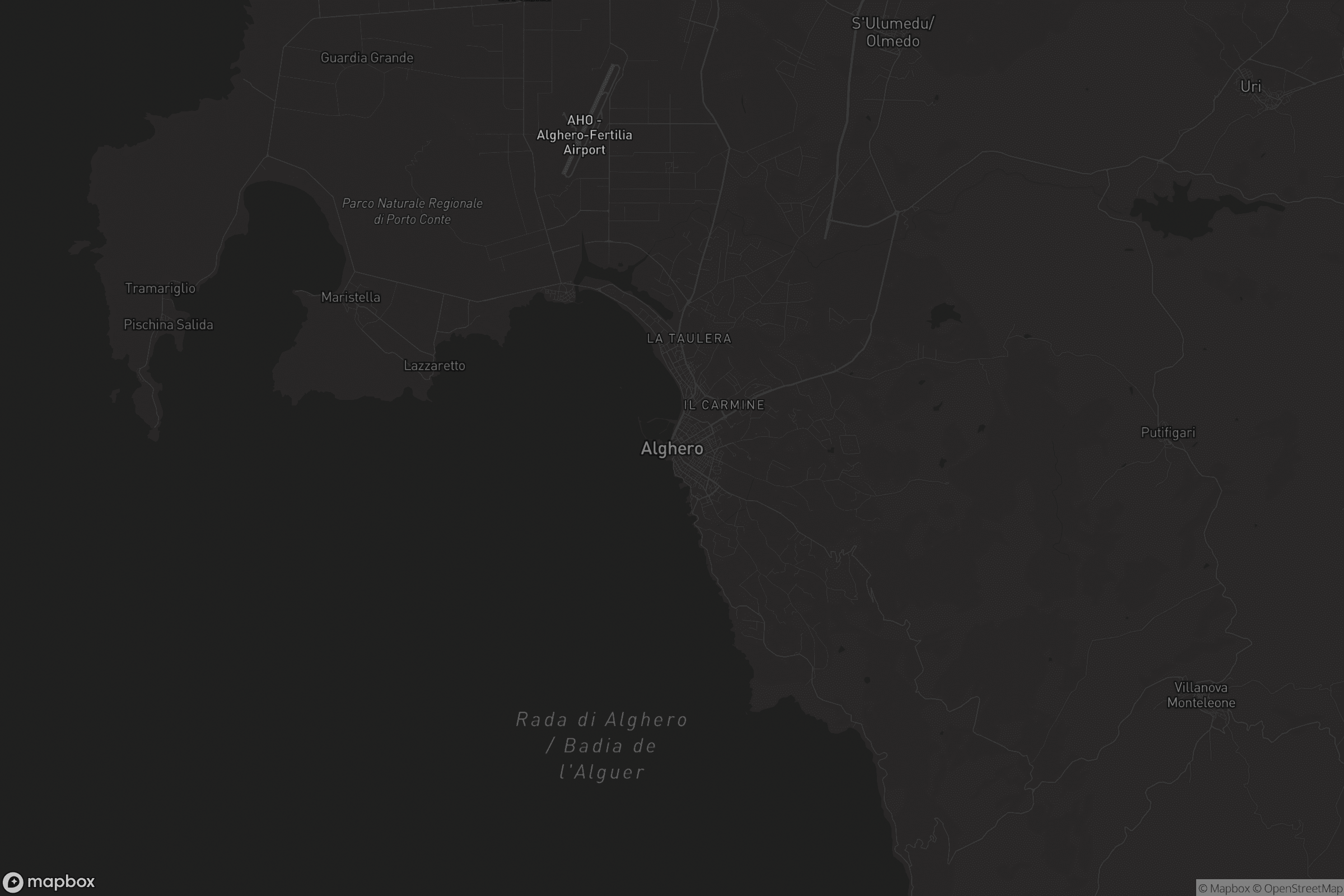 Mappa di S'Aliguera/l'Alguer/Alghero