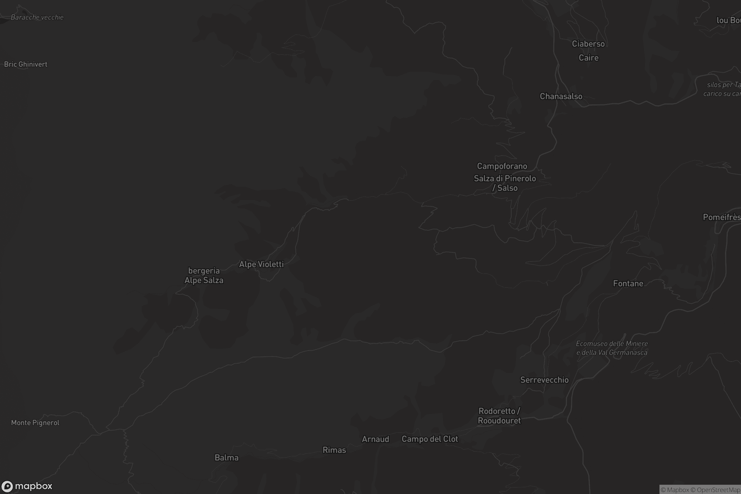 Mappa di Salza di Pinerolo