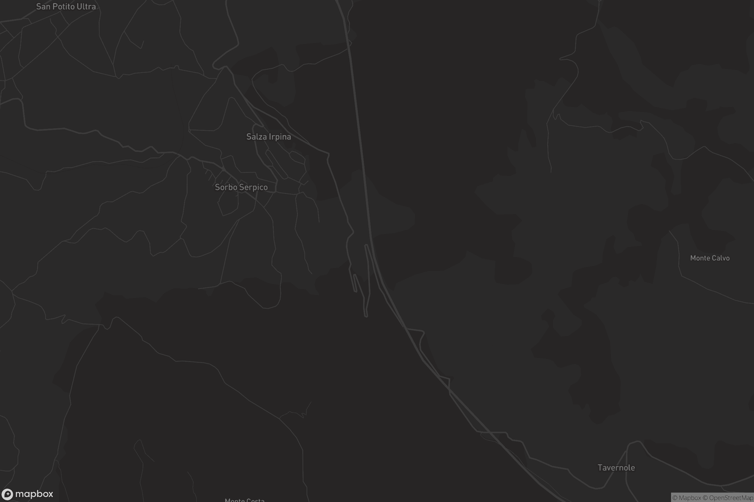 Mappa di Salza Irpina