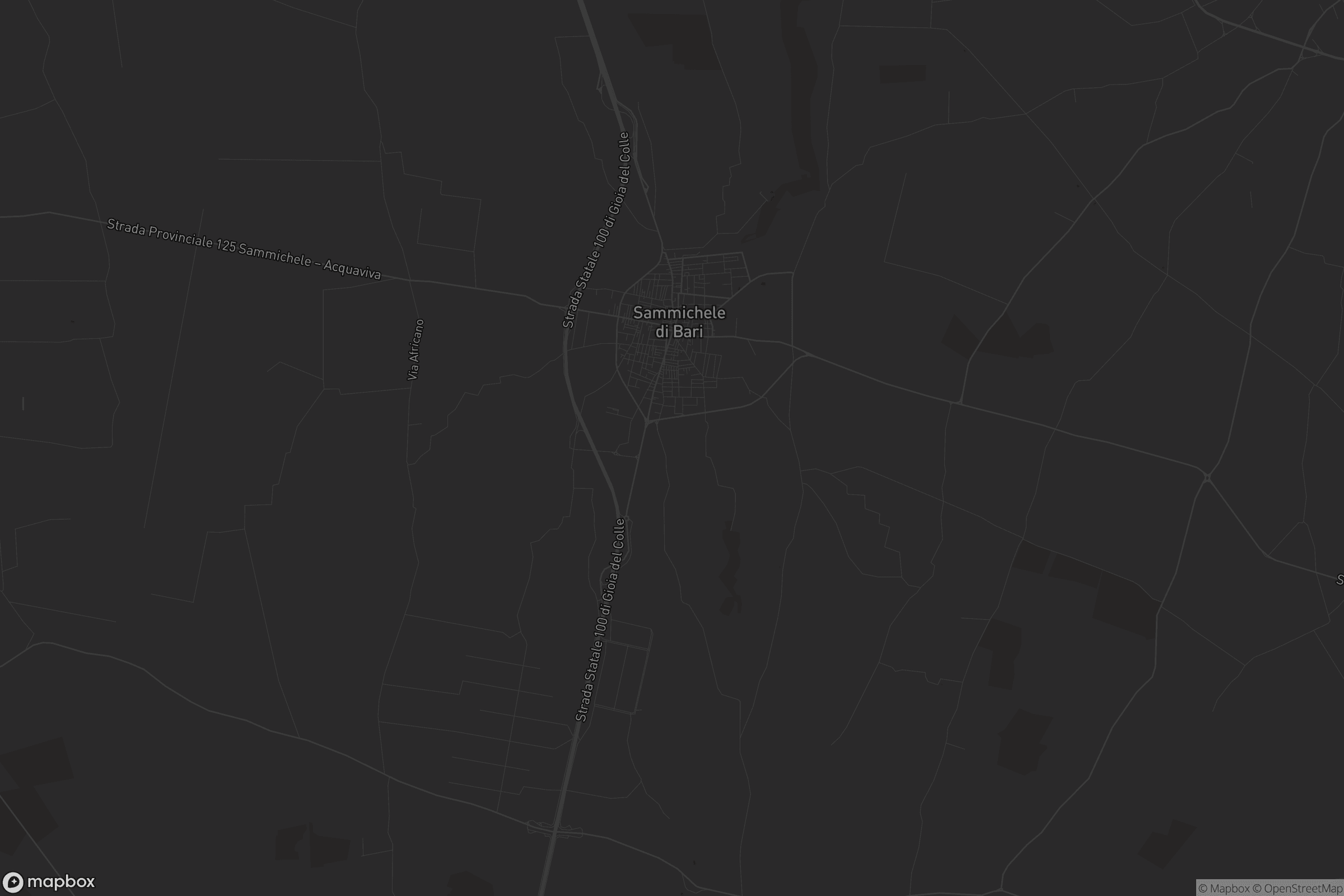 Mappa di Sammichele di Bari