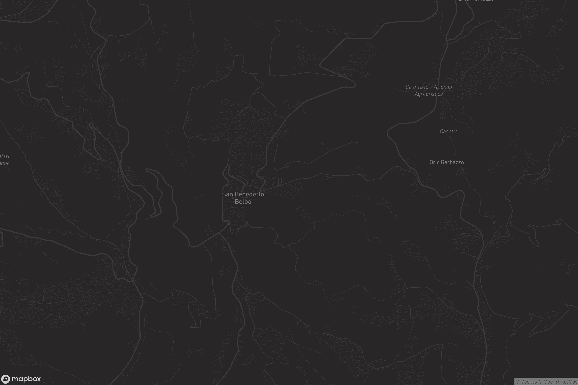 Mappa di San Benedetto Belbo