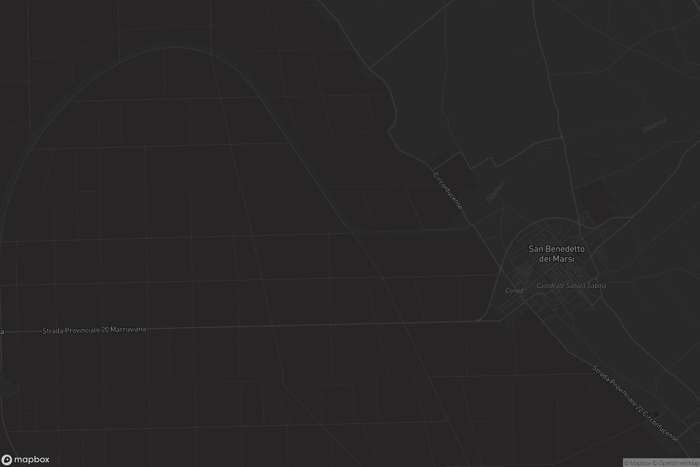 Mappa di San Benedetto dei Marsi