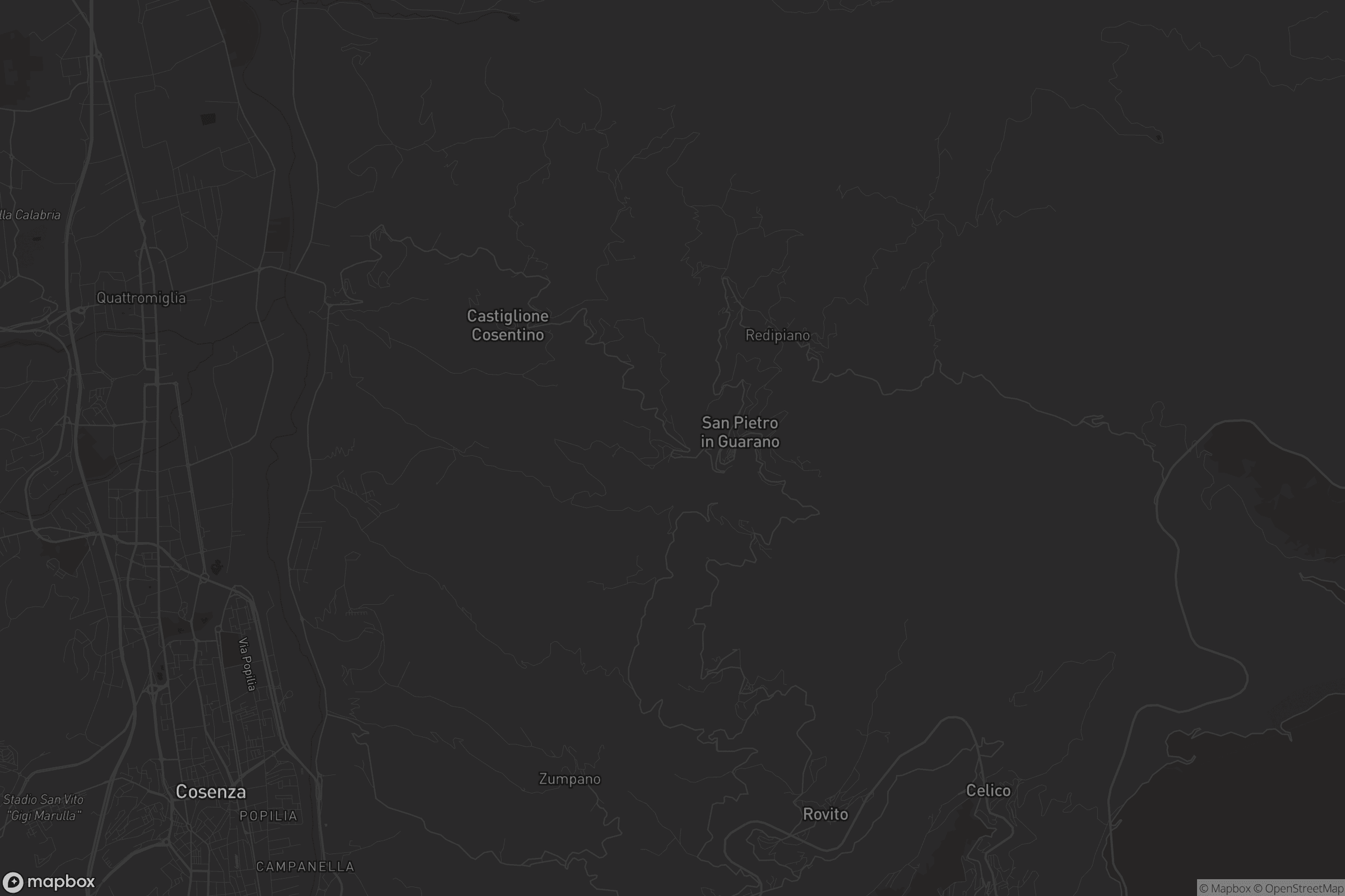 Mappa di San Benedetto in Guarano