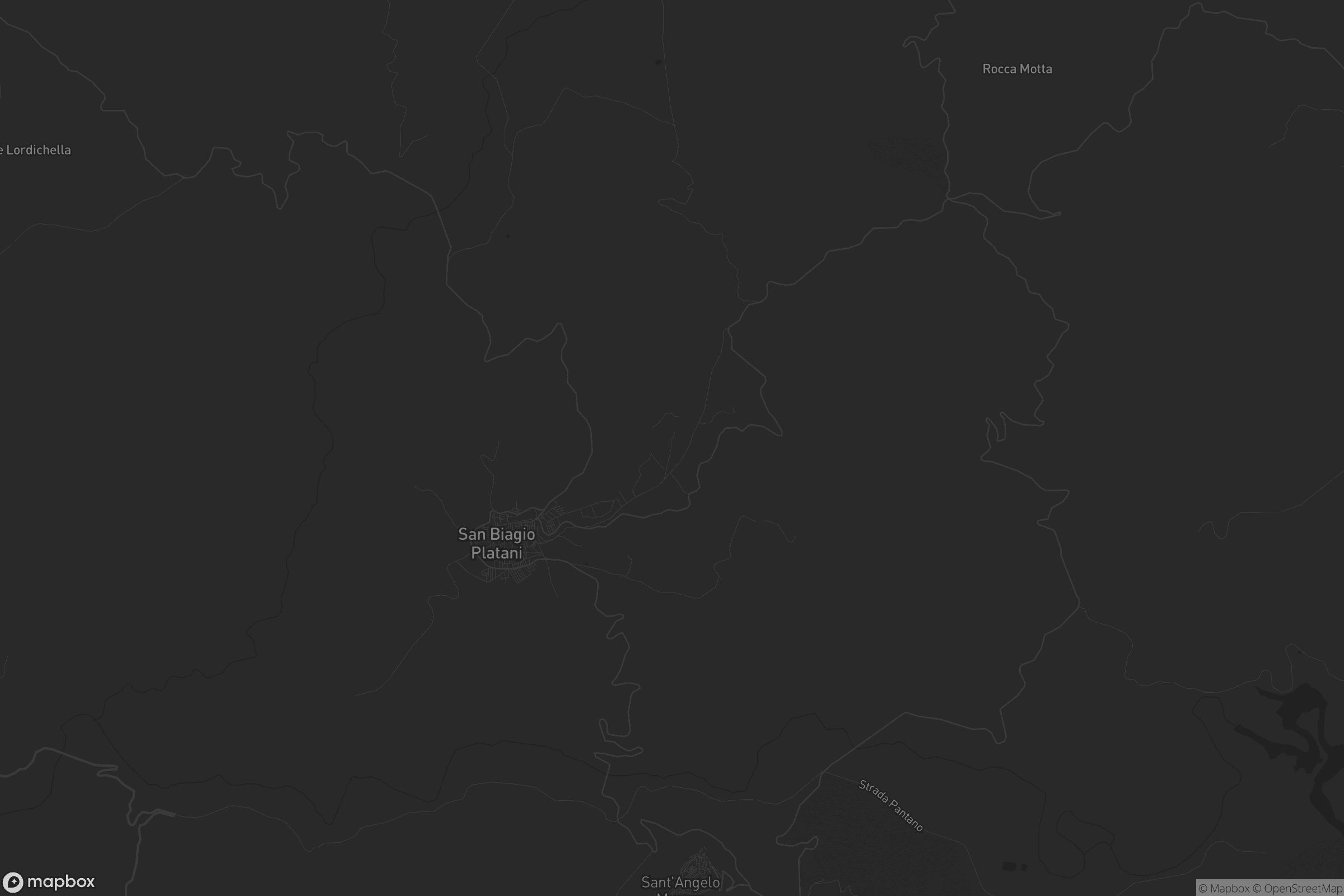 Mappa di San Biagio Platani