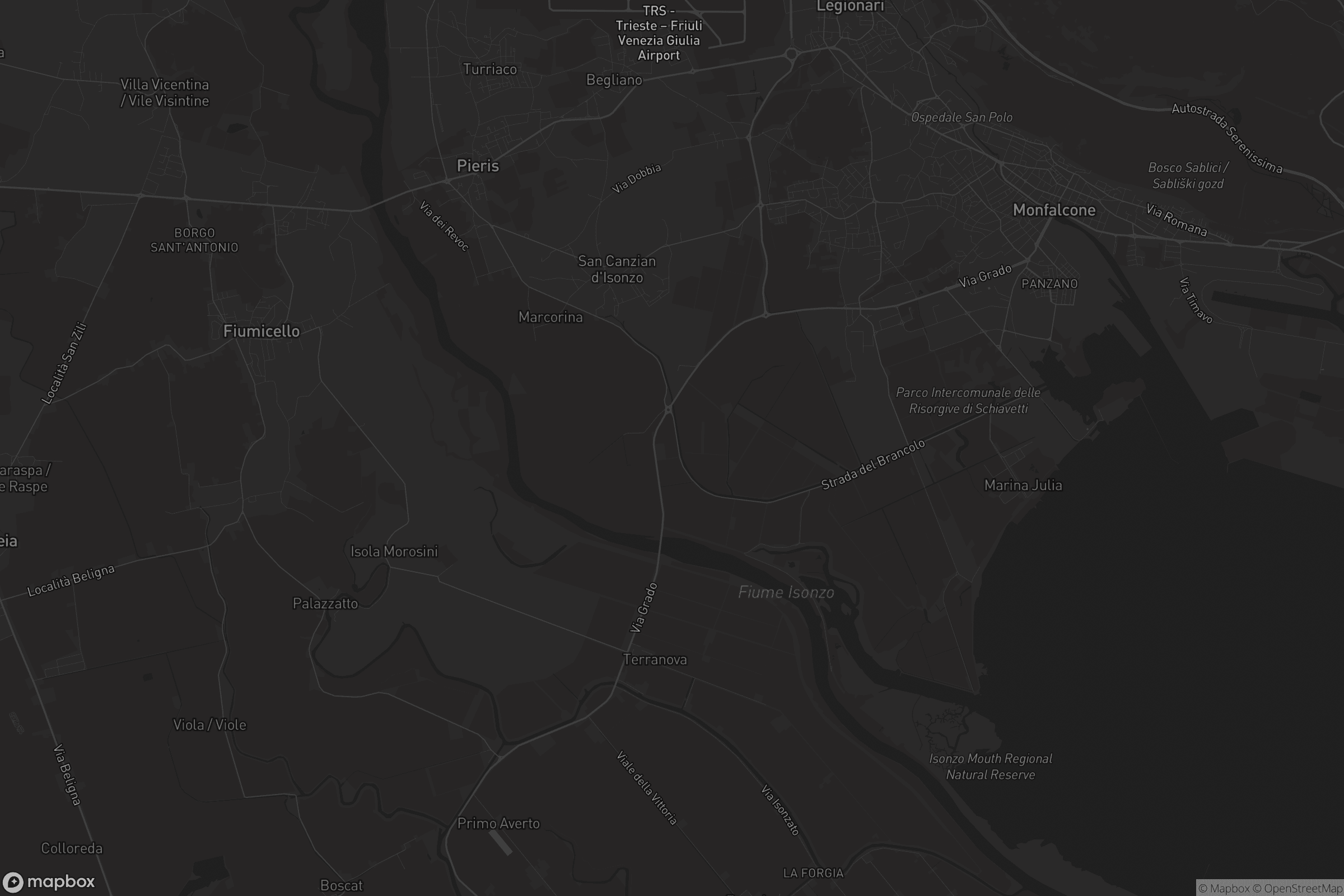 Mappa di San Canzian d'Isonzo