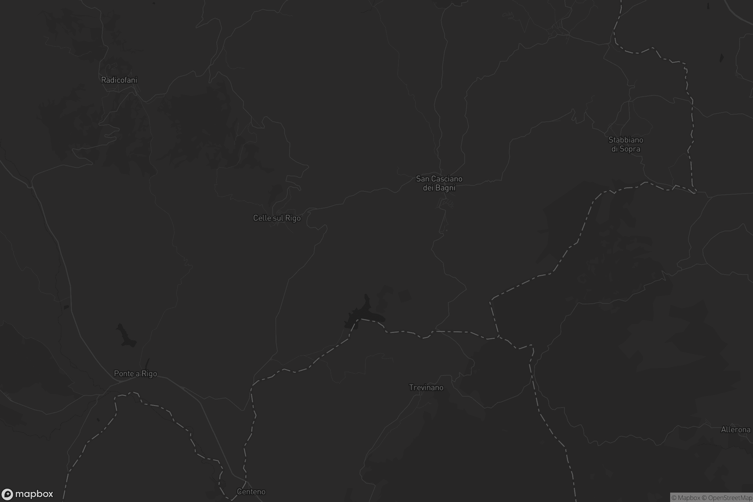 Mappa di San Casciano dei Bagni