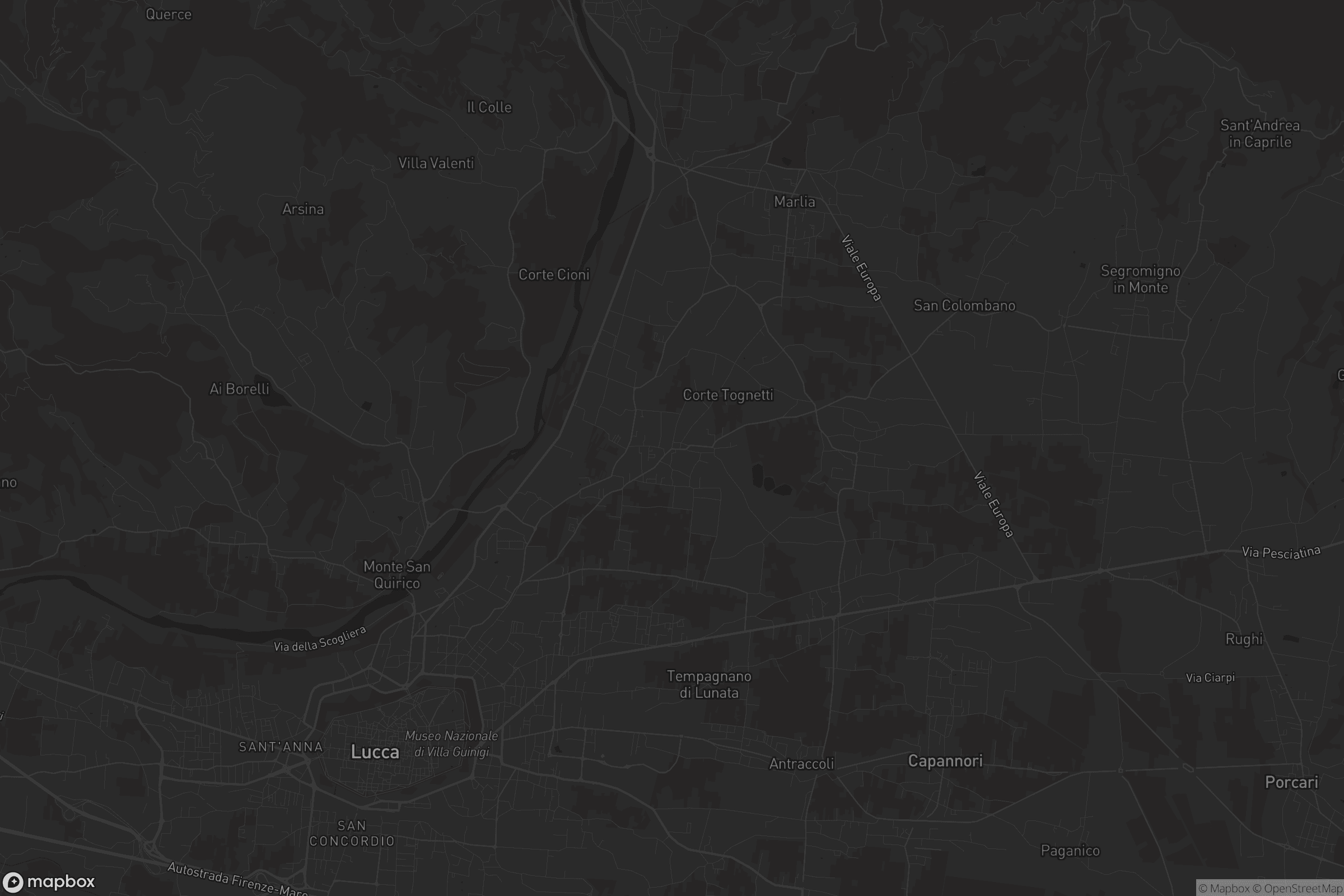 Mappa di San Cassiano a Vico