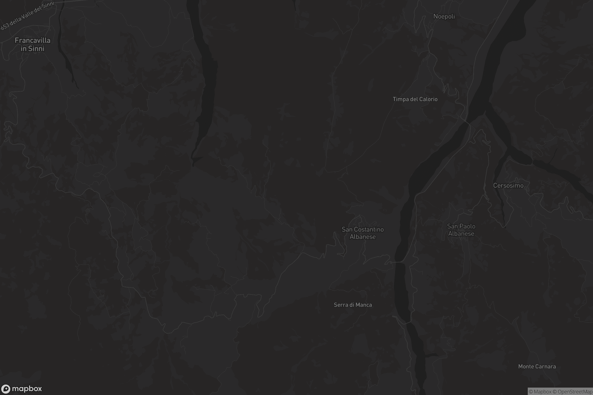 Mappa di San Costantino Albanese