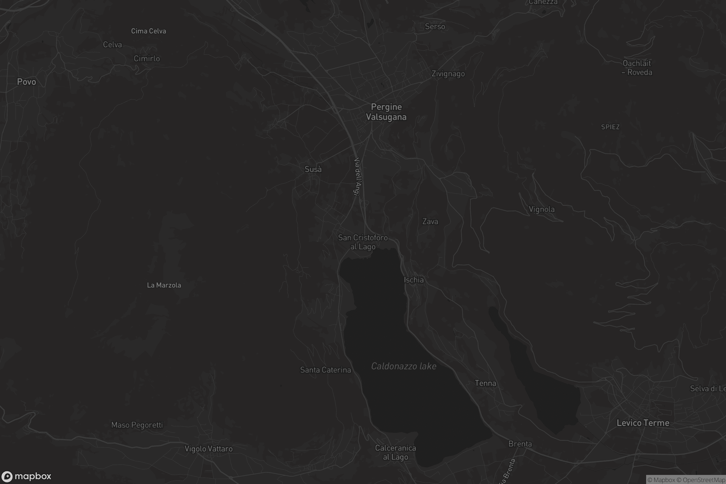 Mappa di San Cristoforo al Lago