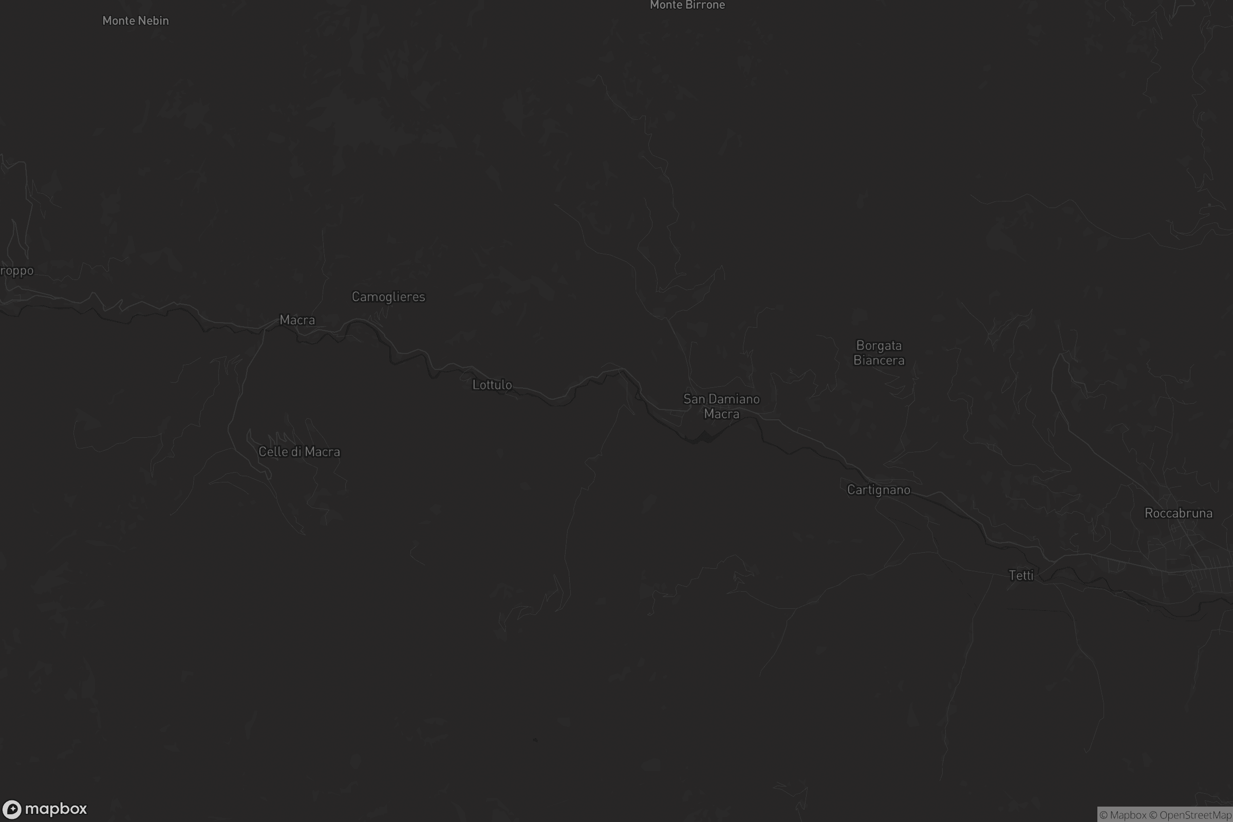 Mappa di San Damiano Macra
