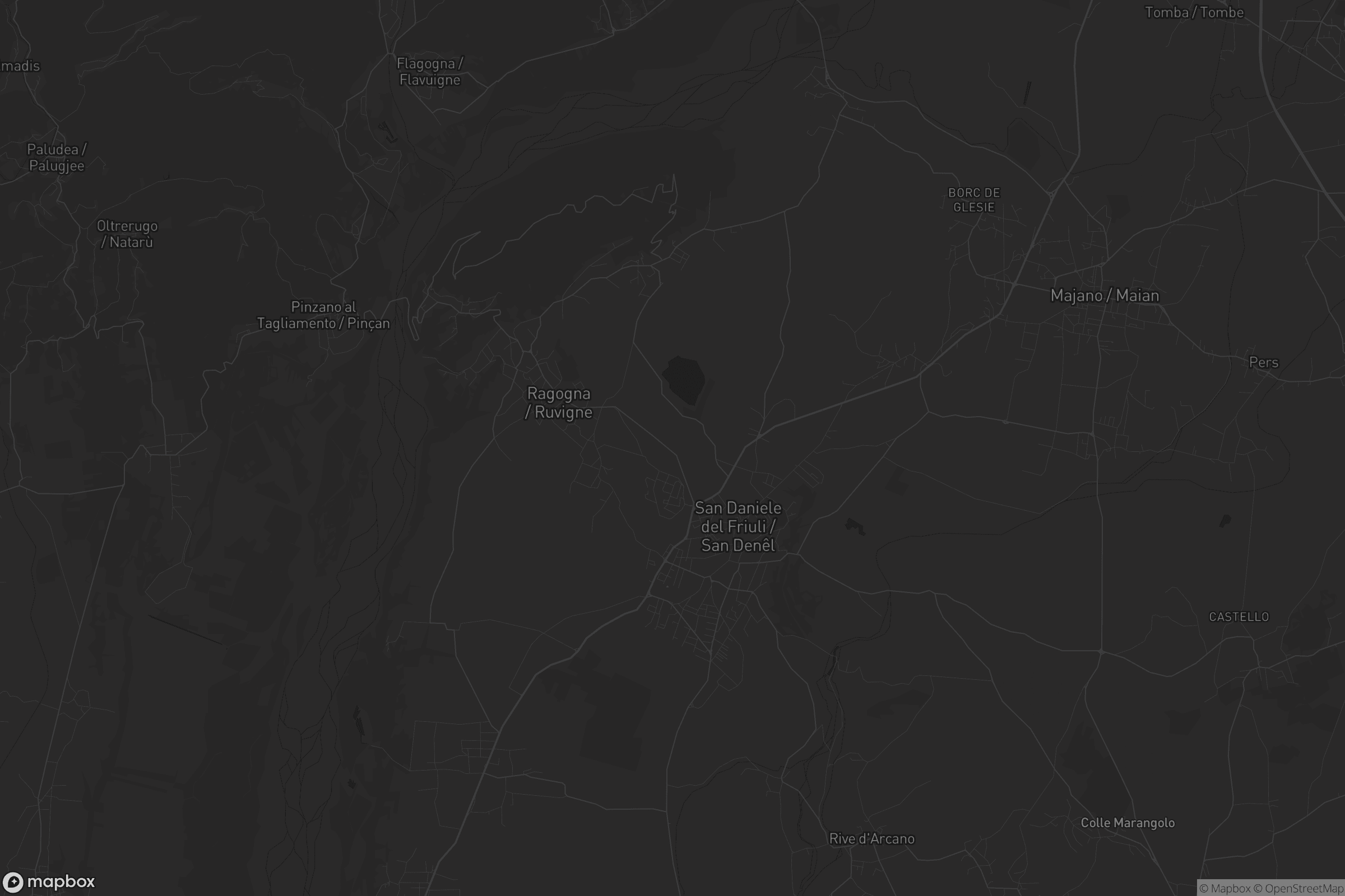 Mappa di San Daniele del Friuli / San Denêl