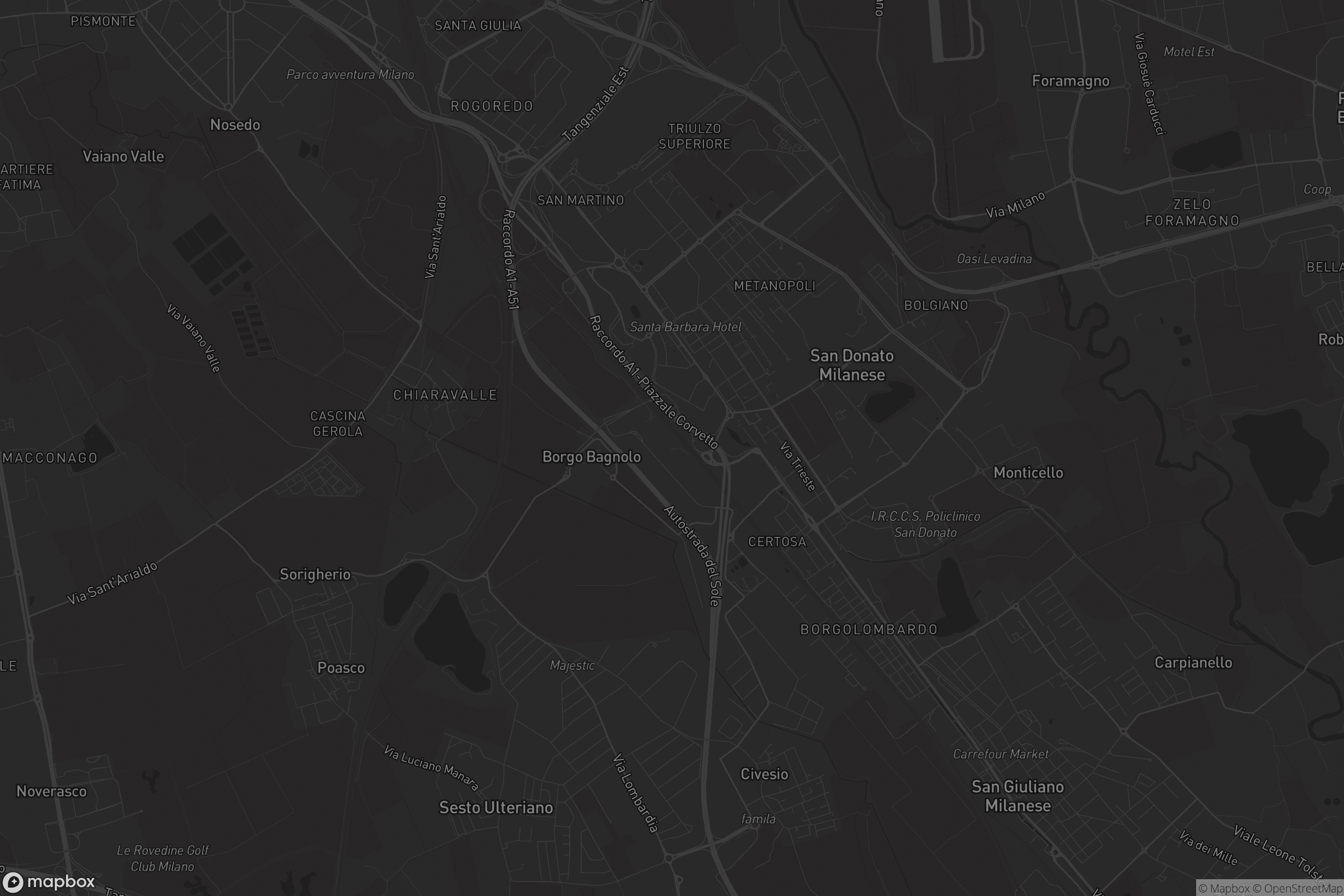 Mappa di San Donato Milanese