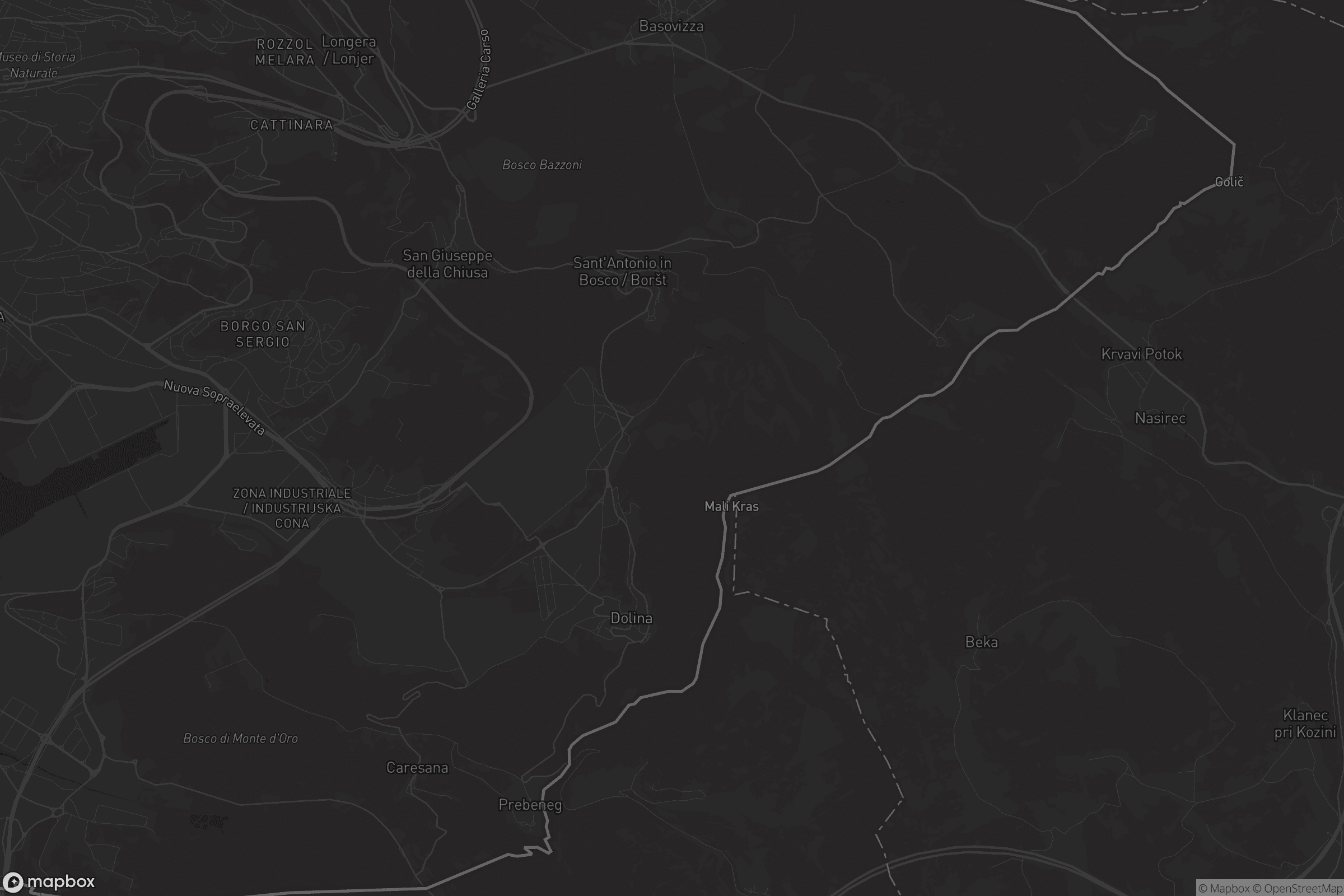 Mappa di San Dorligo della Valle / Dolina