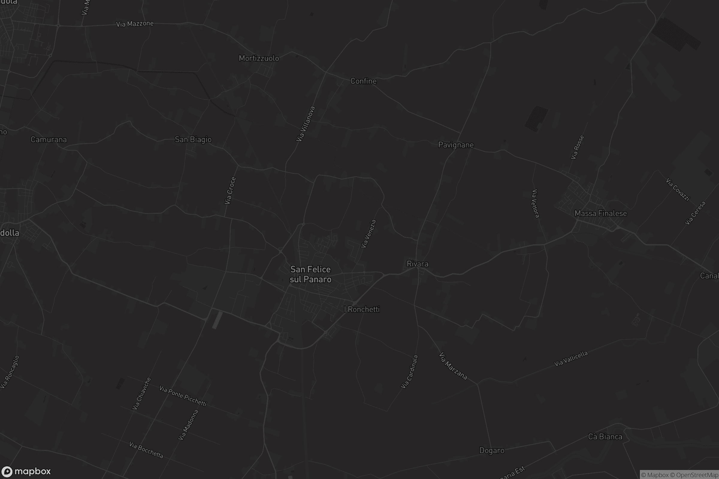 Mappa di San Felice sul Panaro