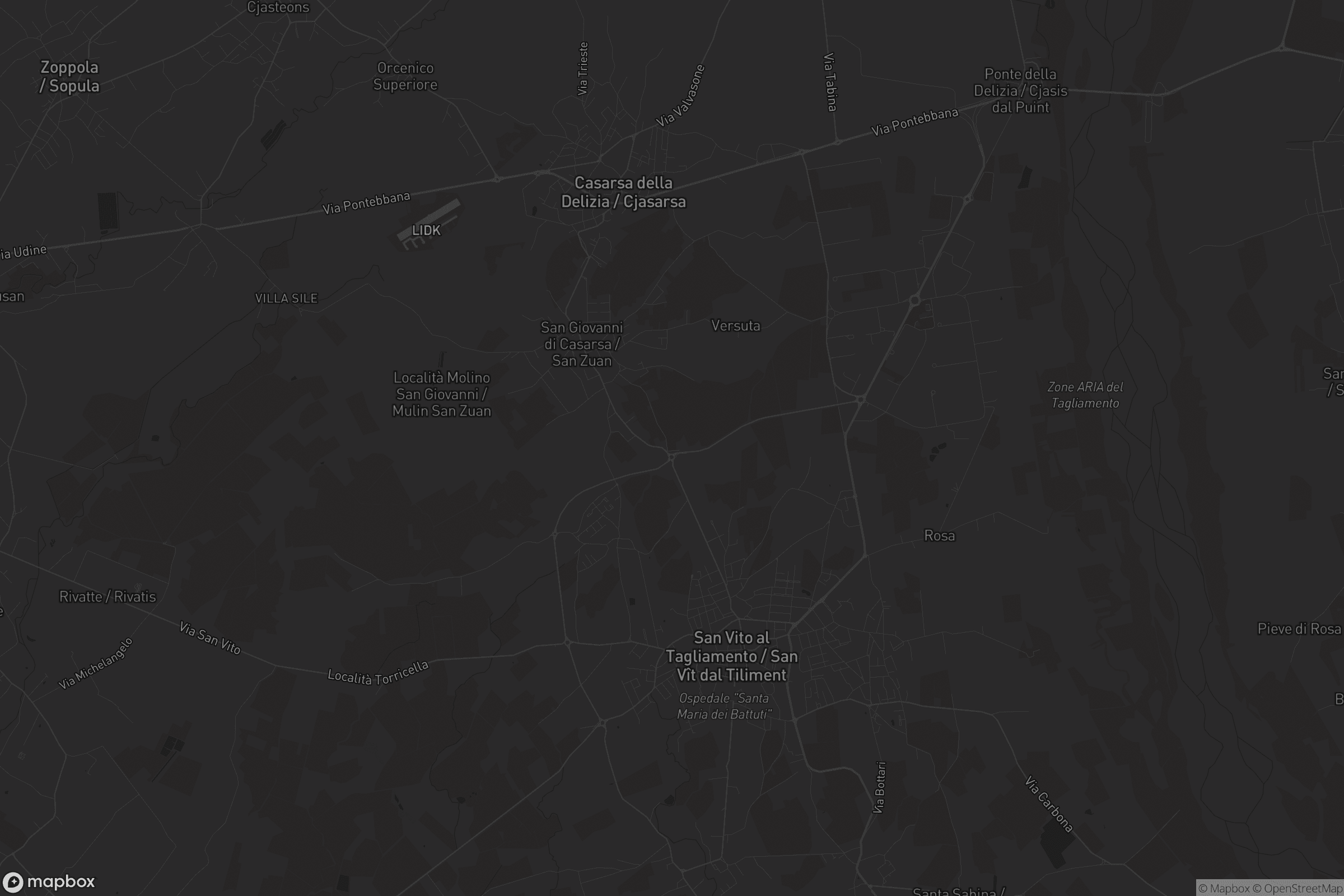 Mappa di San Floriano / San Florean