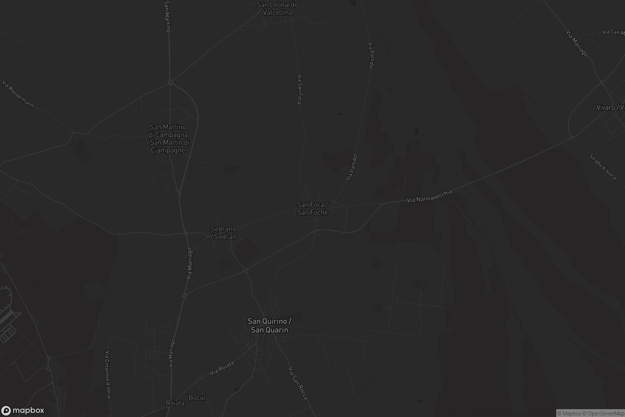 Mappa di San Foca / San Foche