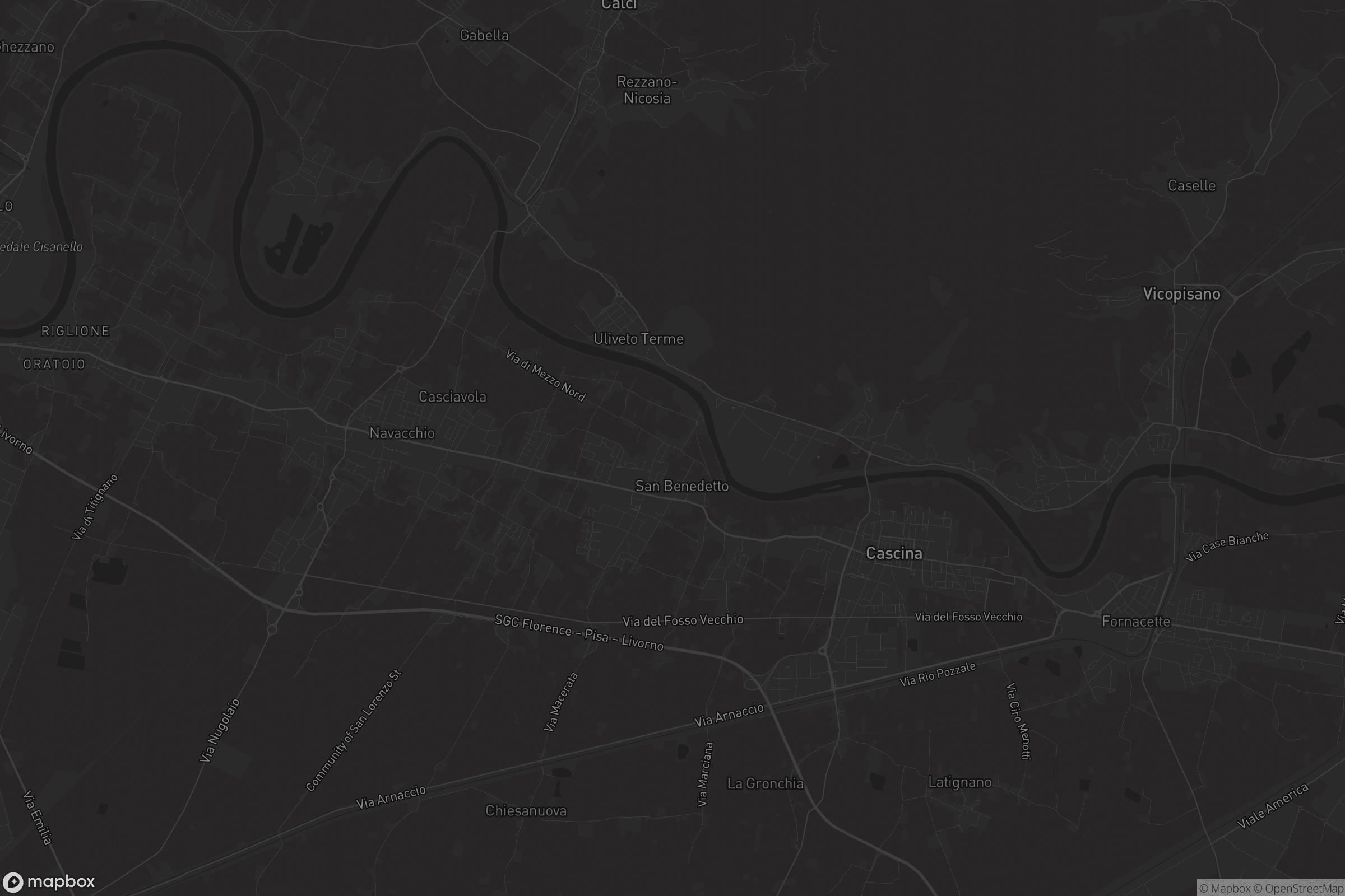 Mappa di San Frediano a Settimo