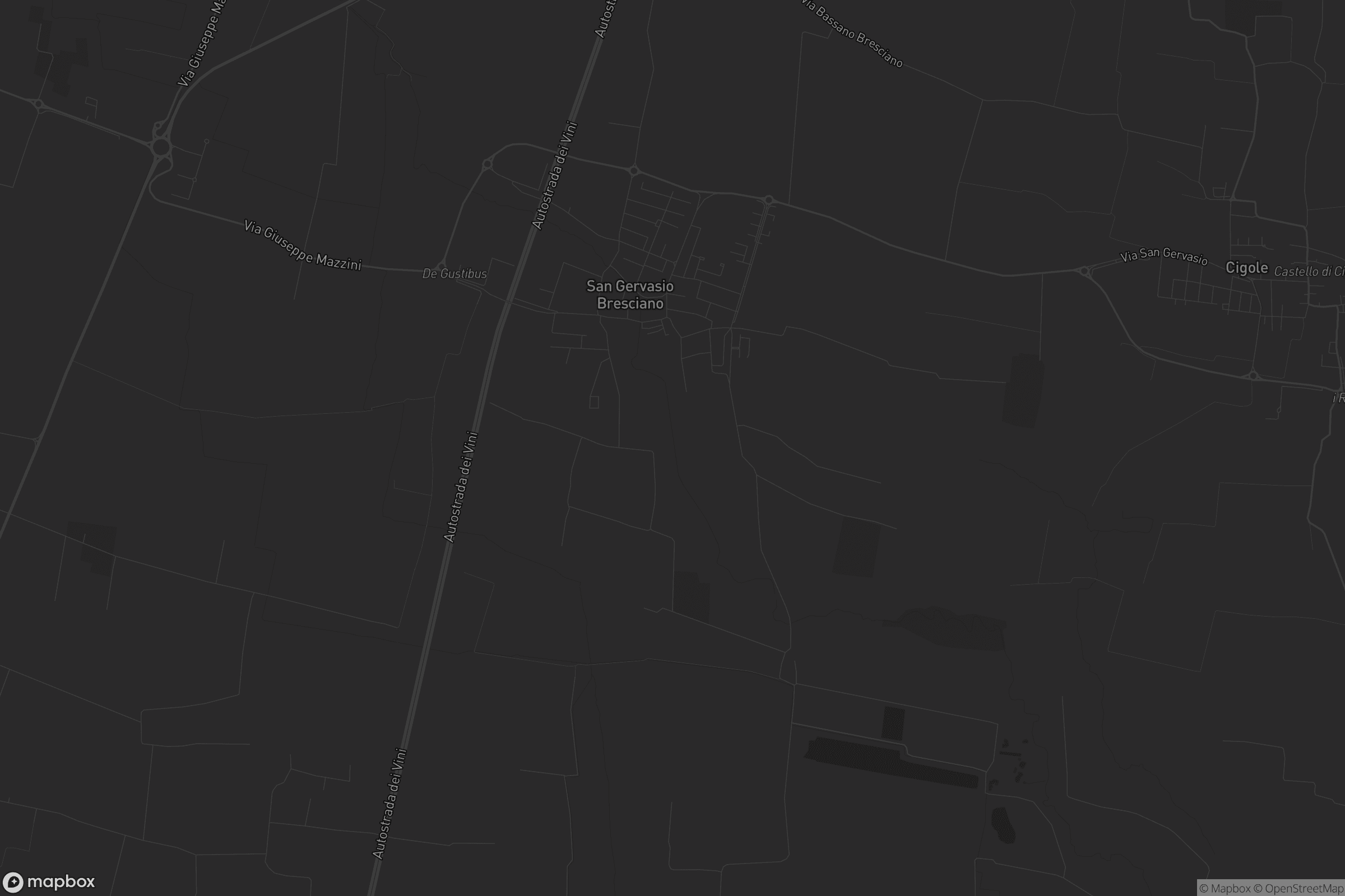 Mappa di San Gervasio Bresciano