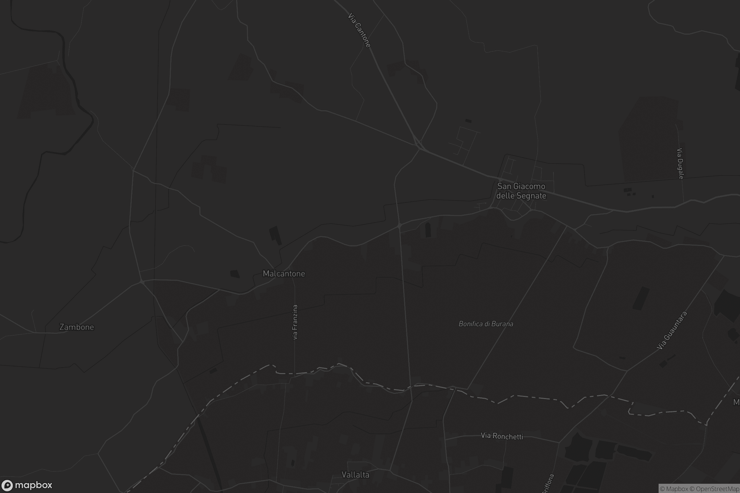 Mappa di San Giacomo delle Segnate