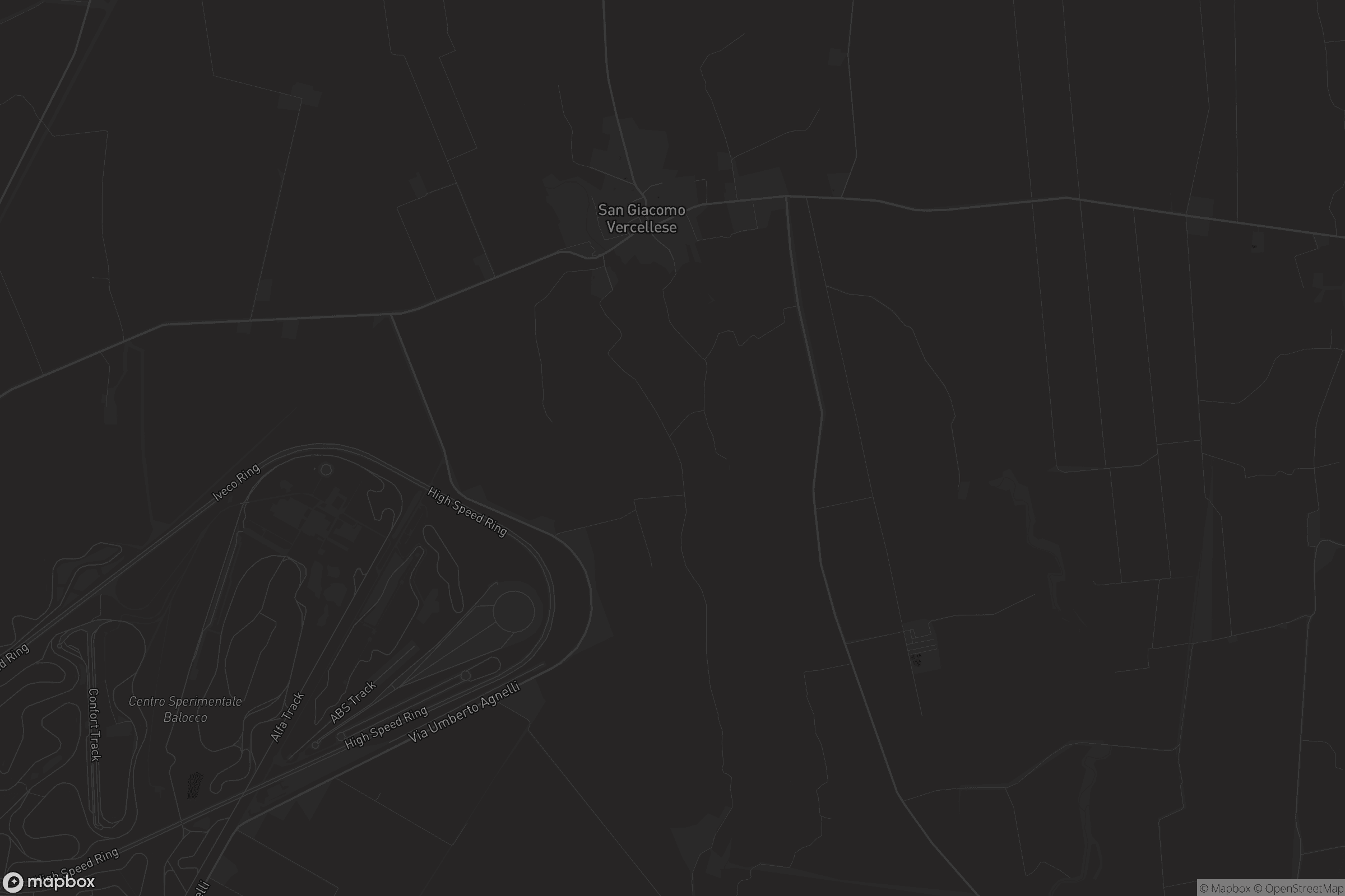 Mappa di San Giacomo Vercellese