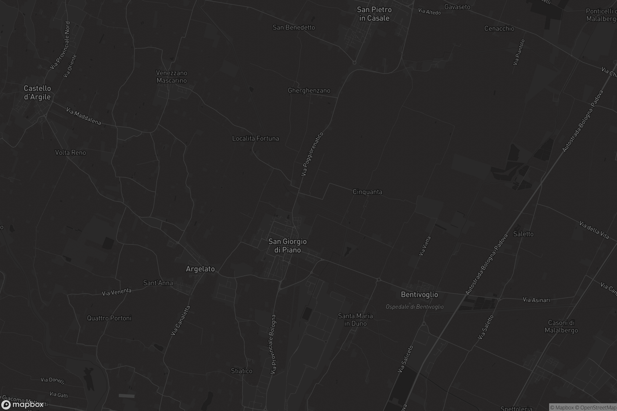Mappa di San Giorgio di Piano