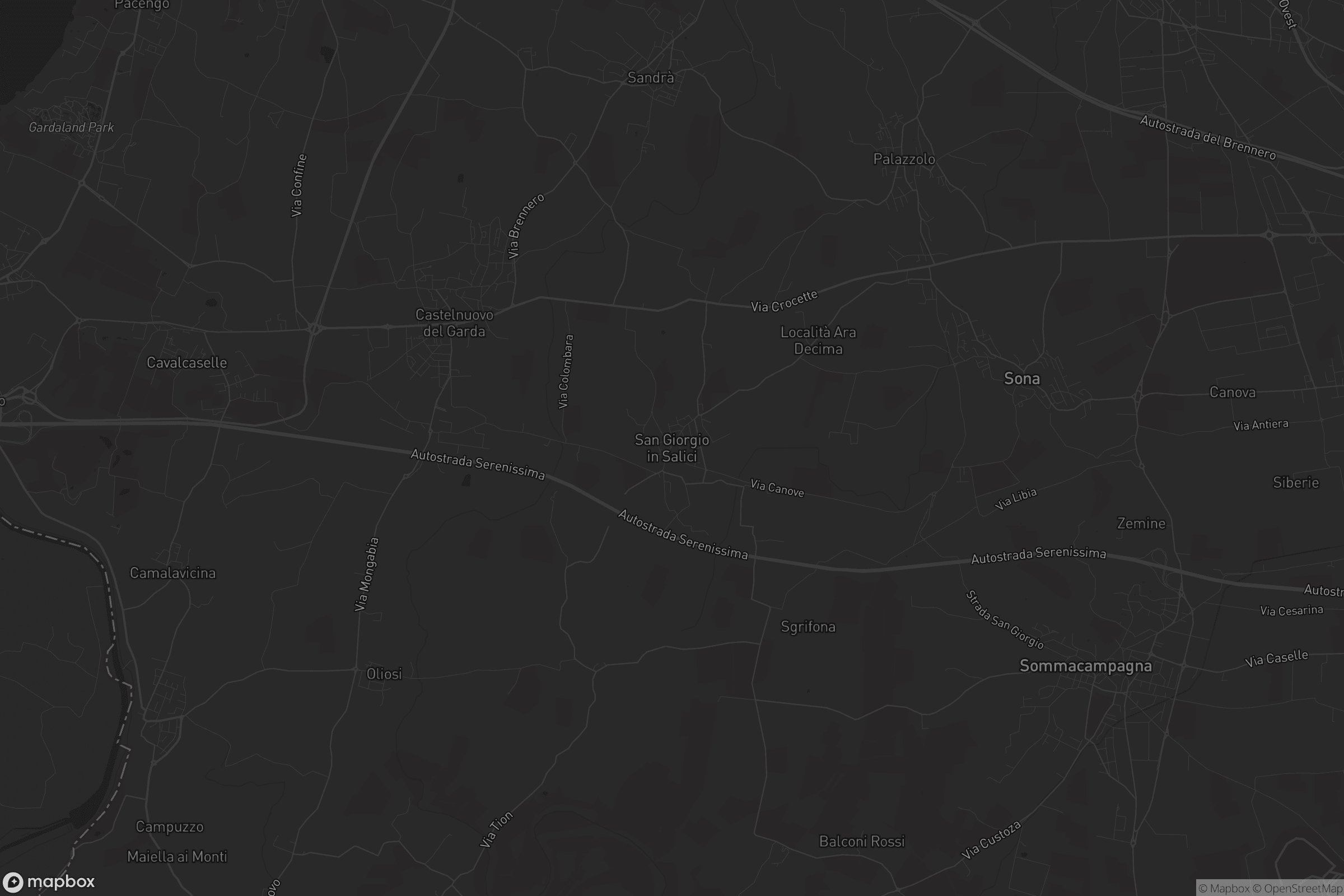 Mappa di San Giorgio in Salici