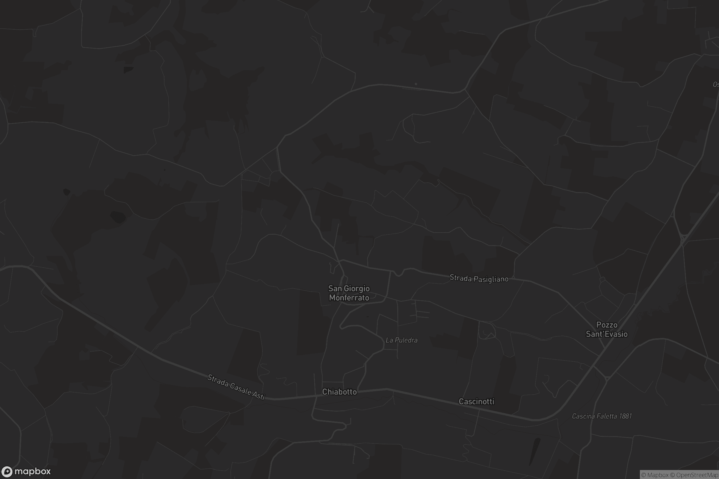 Mappa di San Giorgio Monferrato