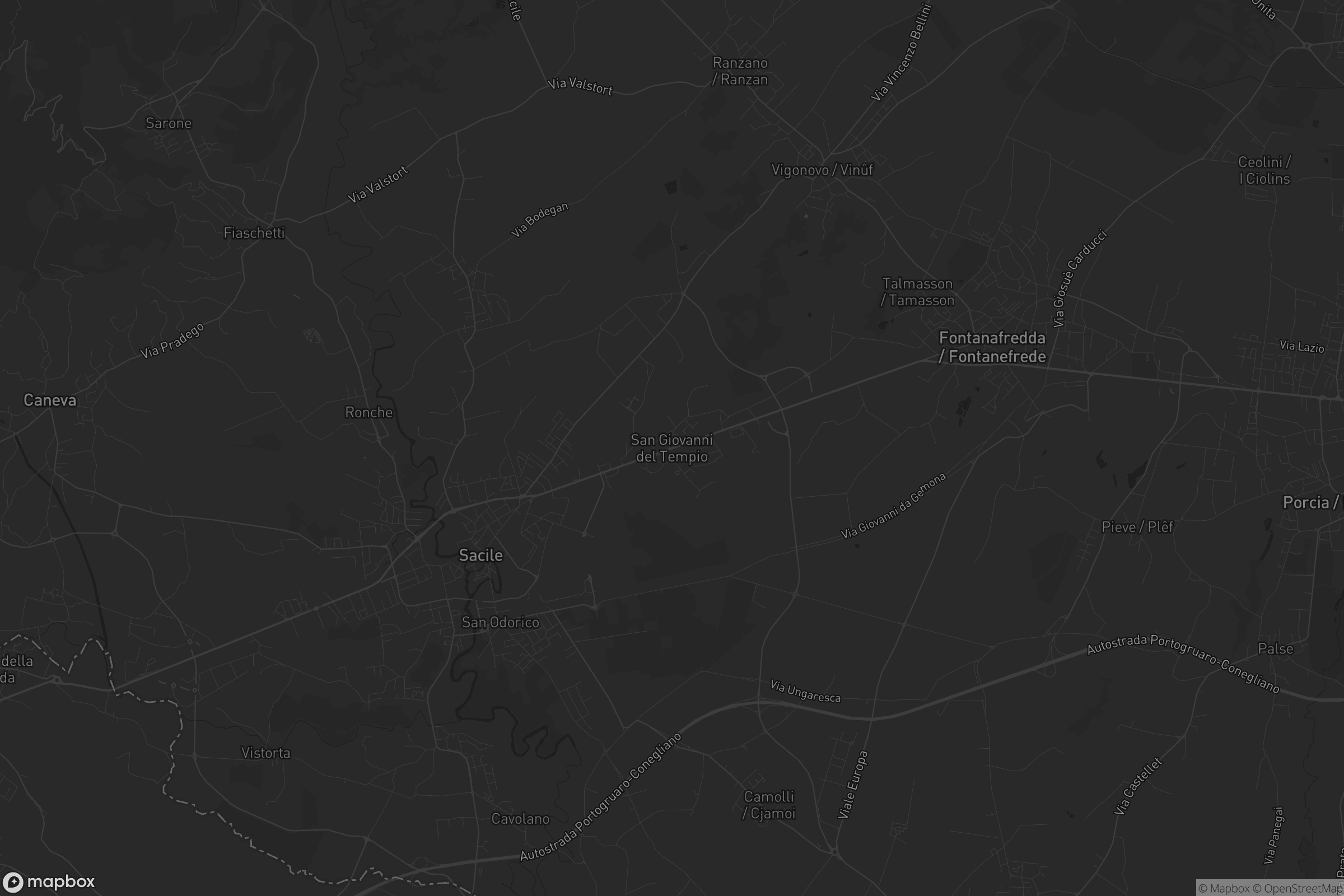 Mappa di San Giovanni del Tempio