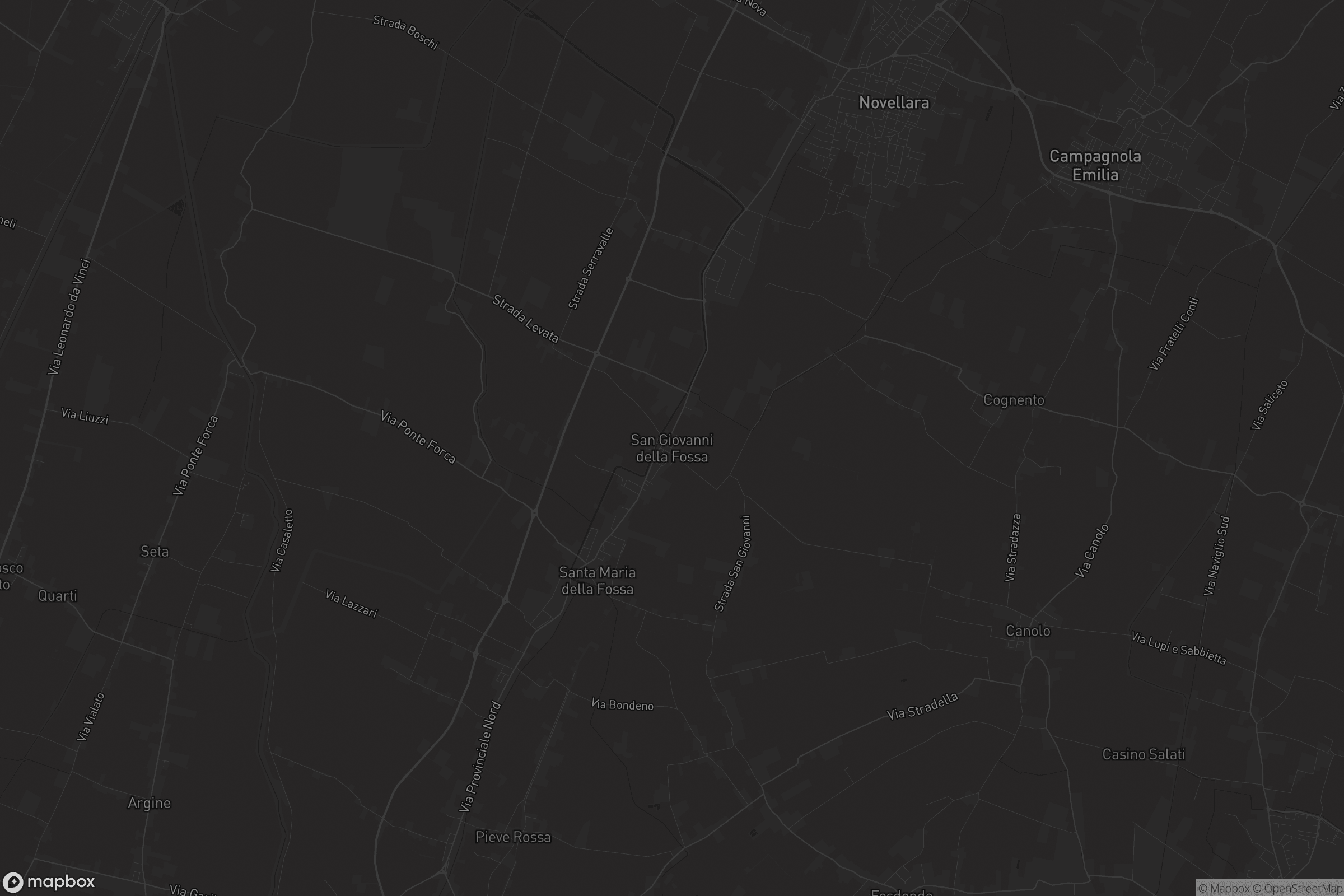 Mappa di San Giovanni della Fossa