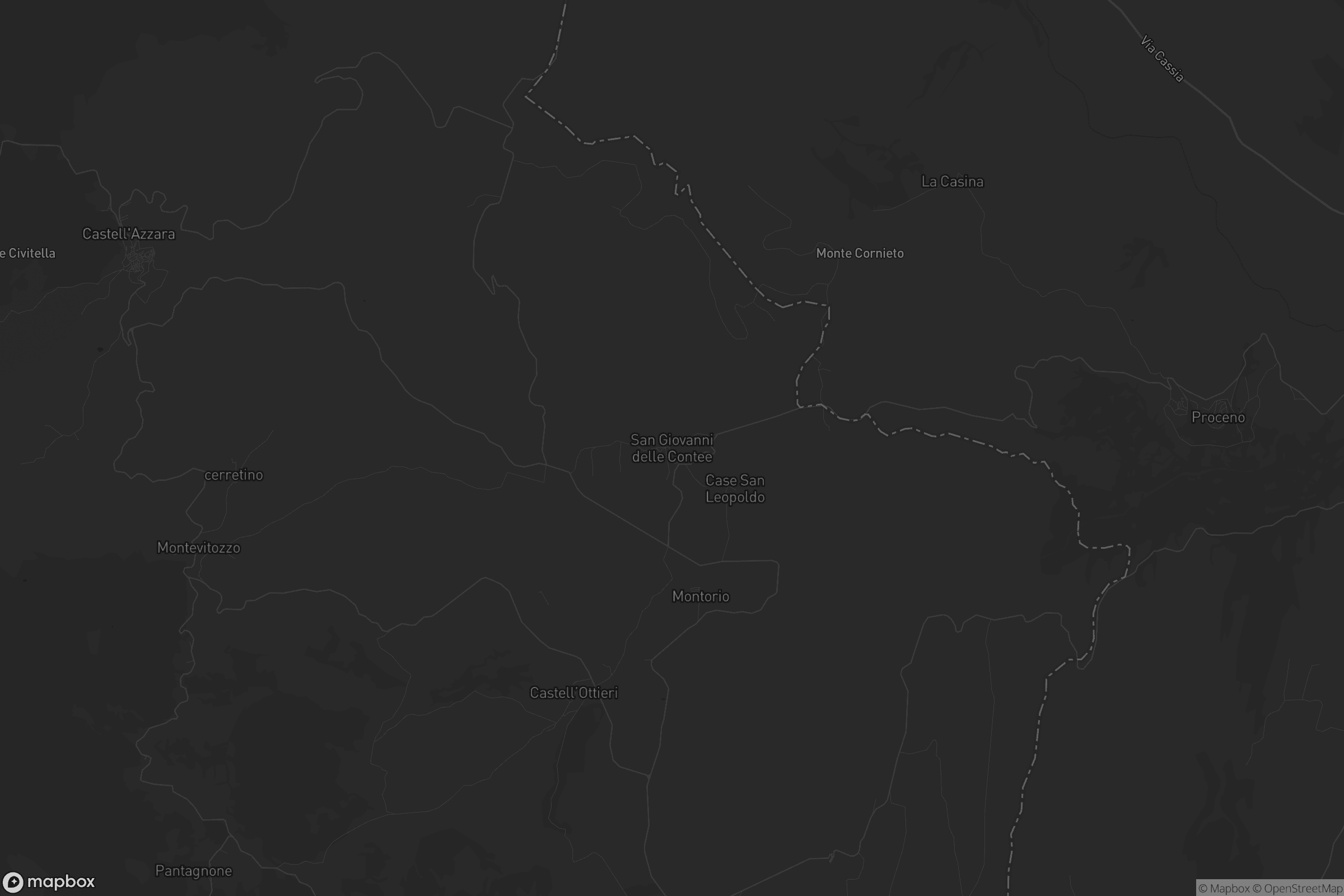 Mappa di San Giovanni delle Contee