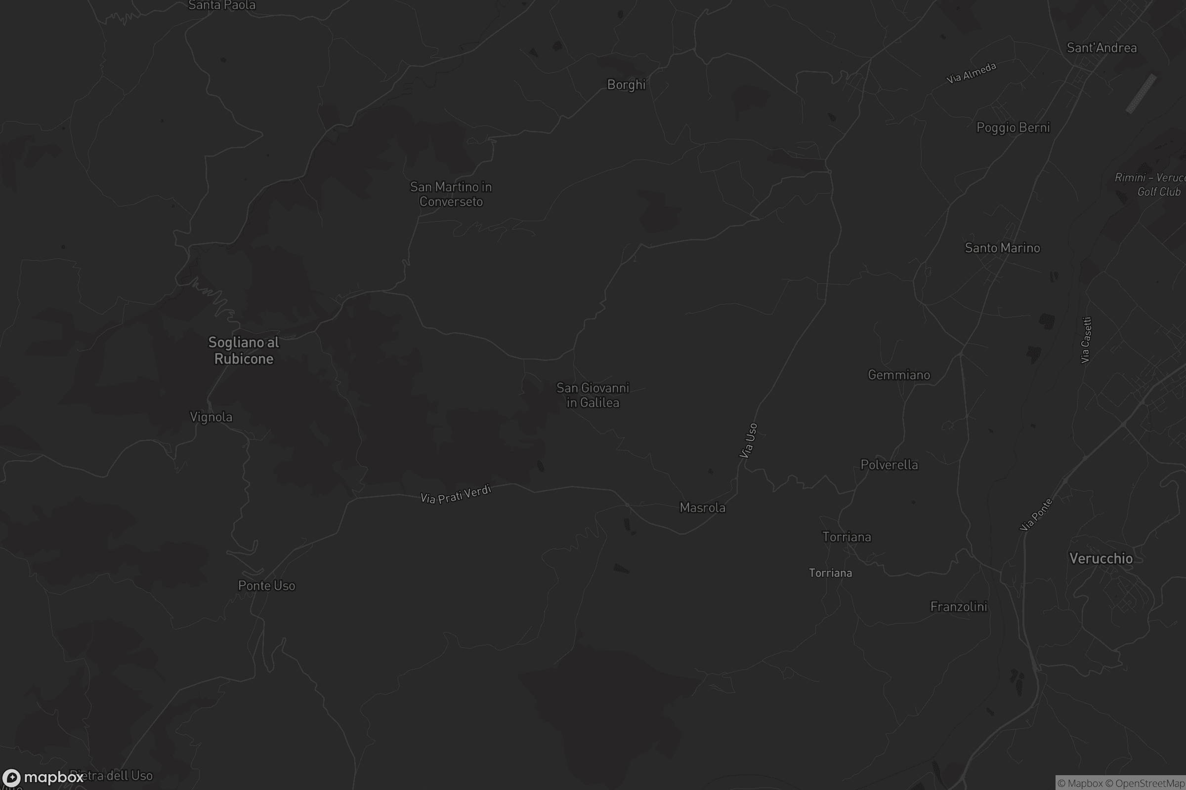 Mappa di San Giovanni in Galilea