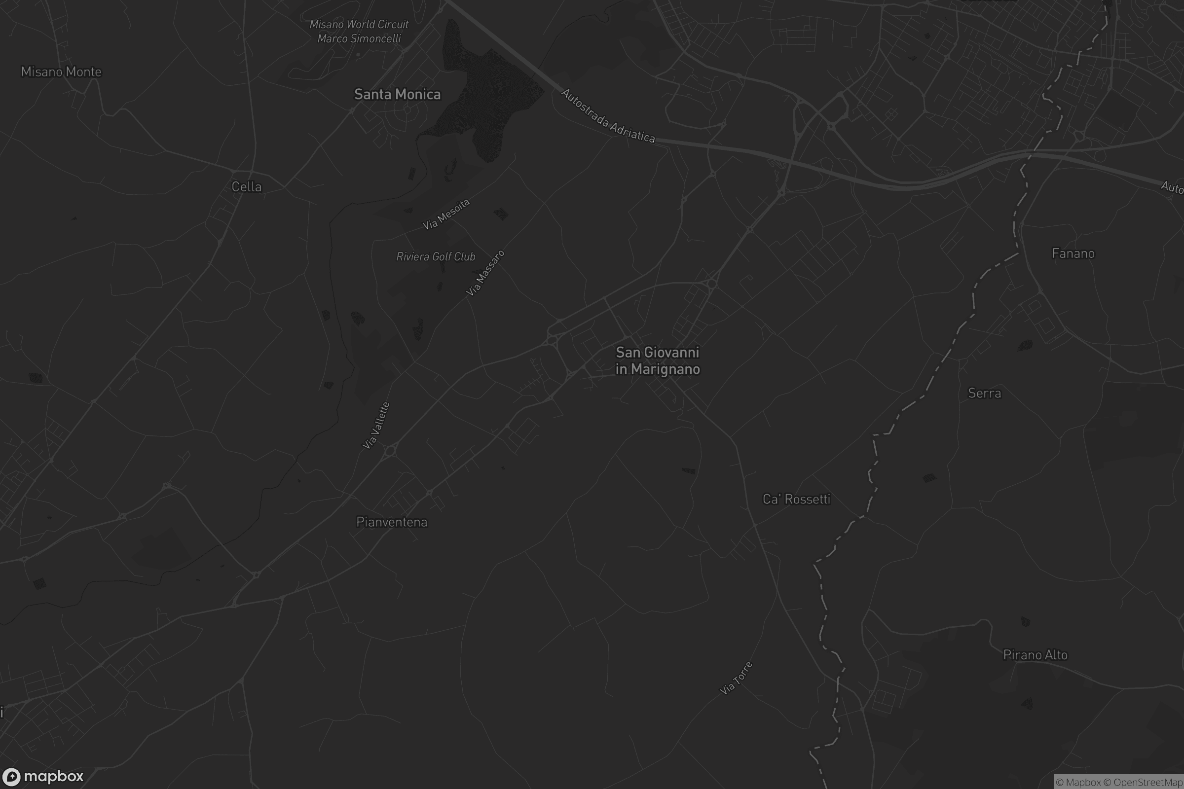 Mappa di San Giovanni in Marignano