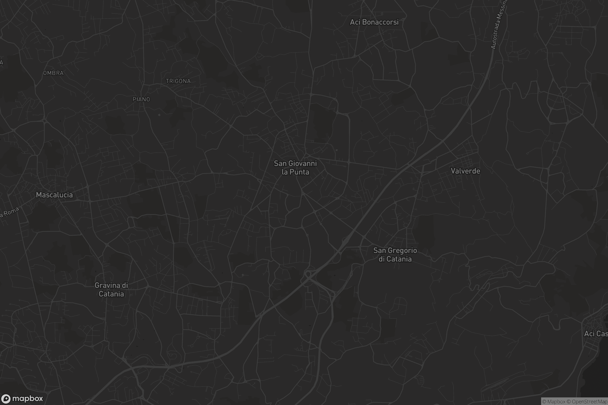 Mappa di San Giovanni la Punta