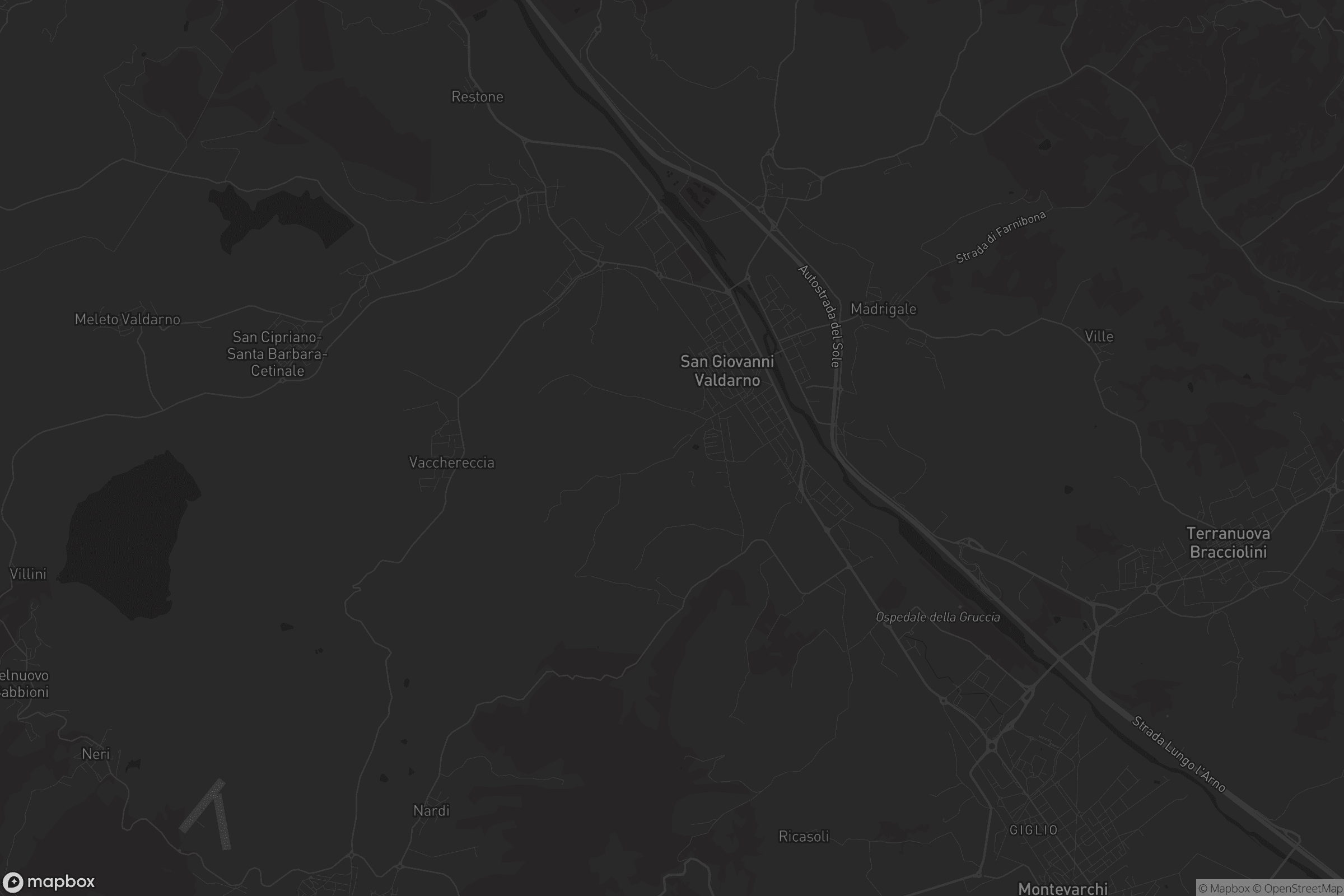 Mappa di San Giovanni Valdarno