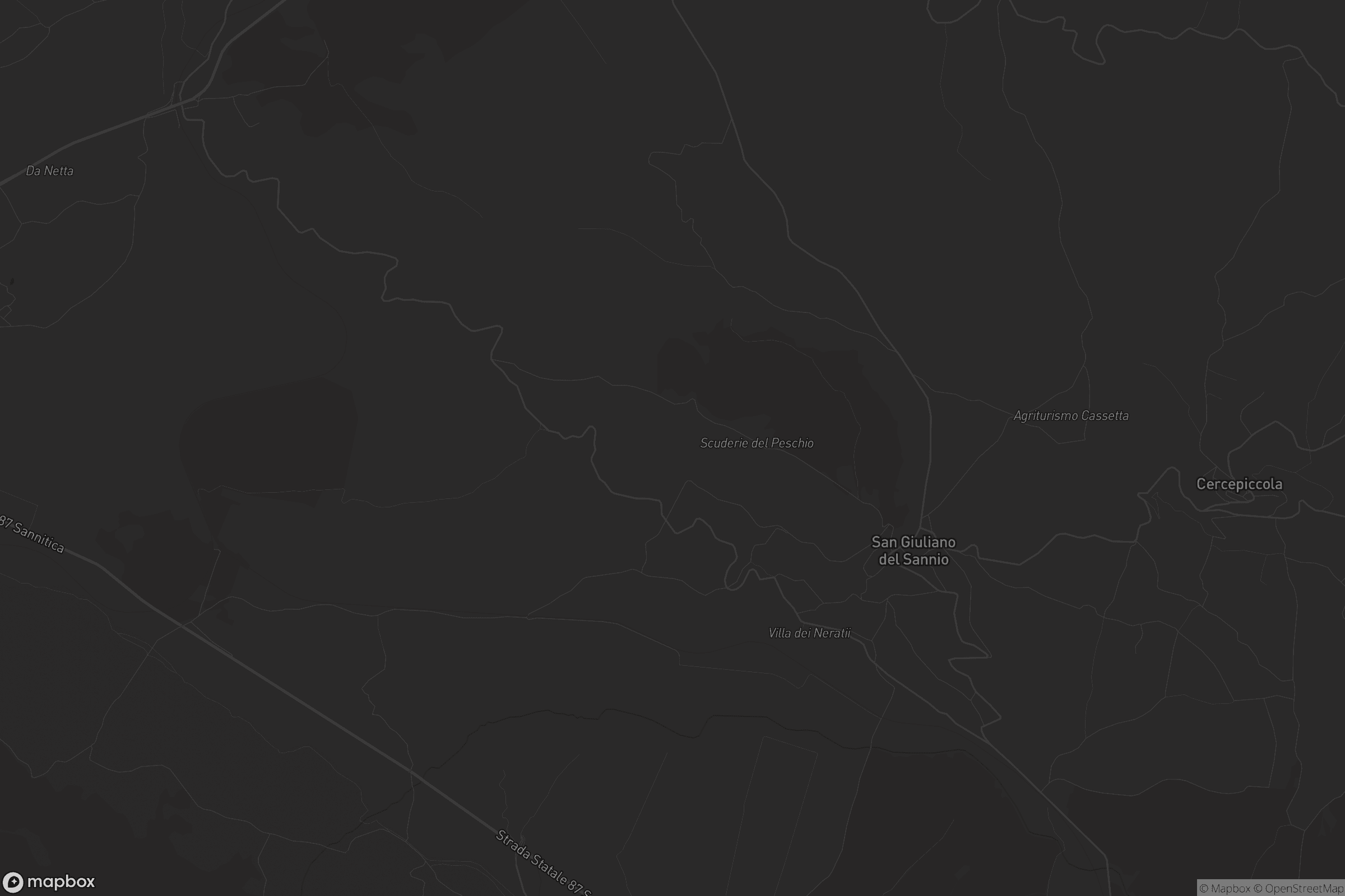 Mappa di San Giuliano del Sannio