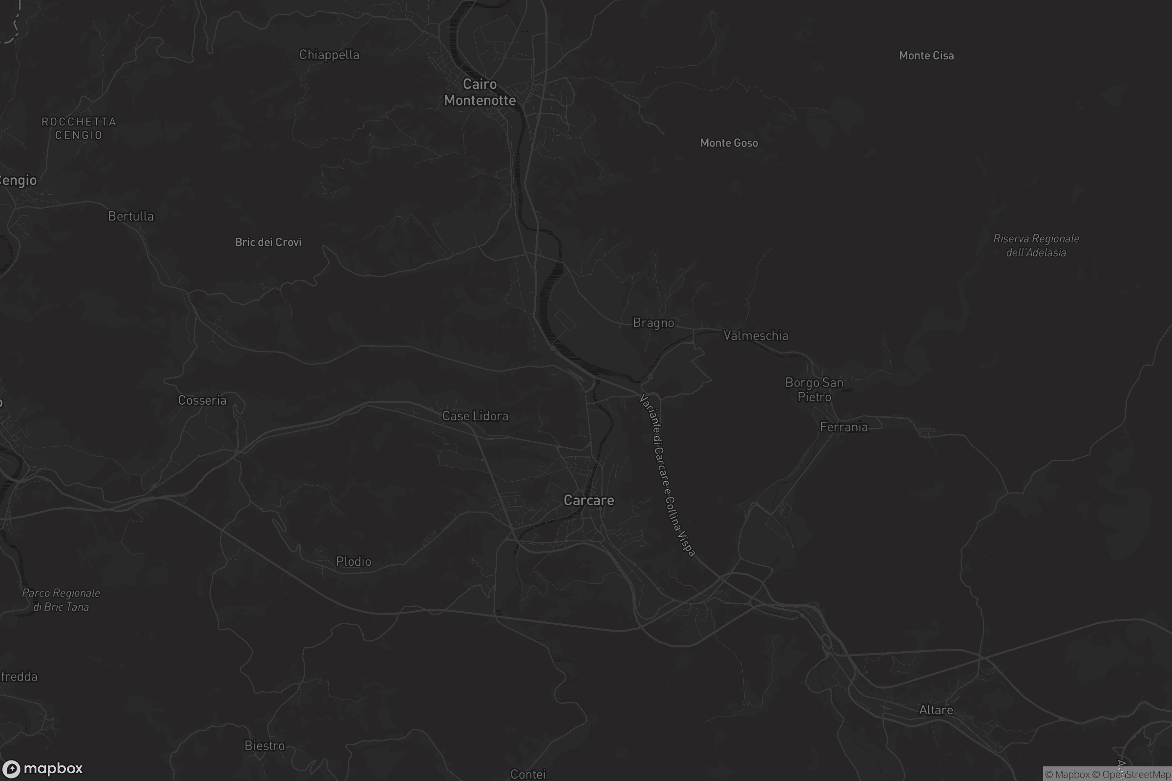 Mappa di San Giuseppe di Cairo