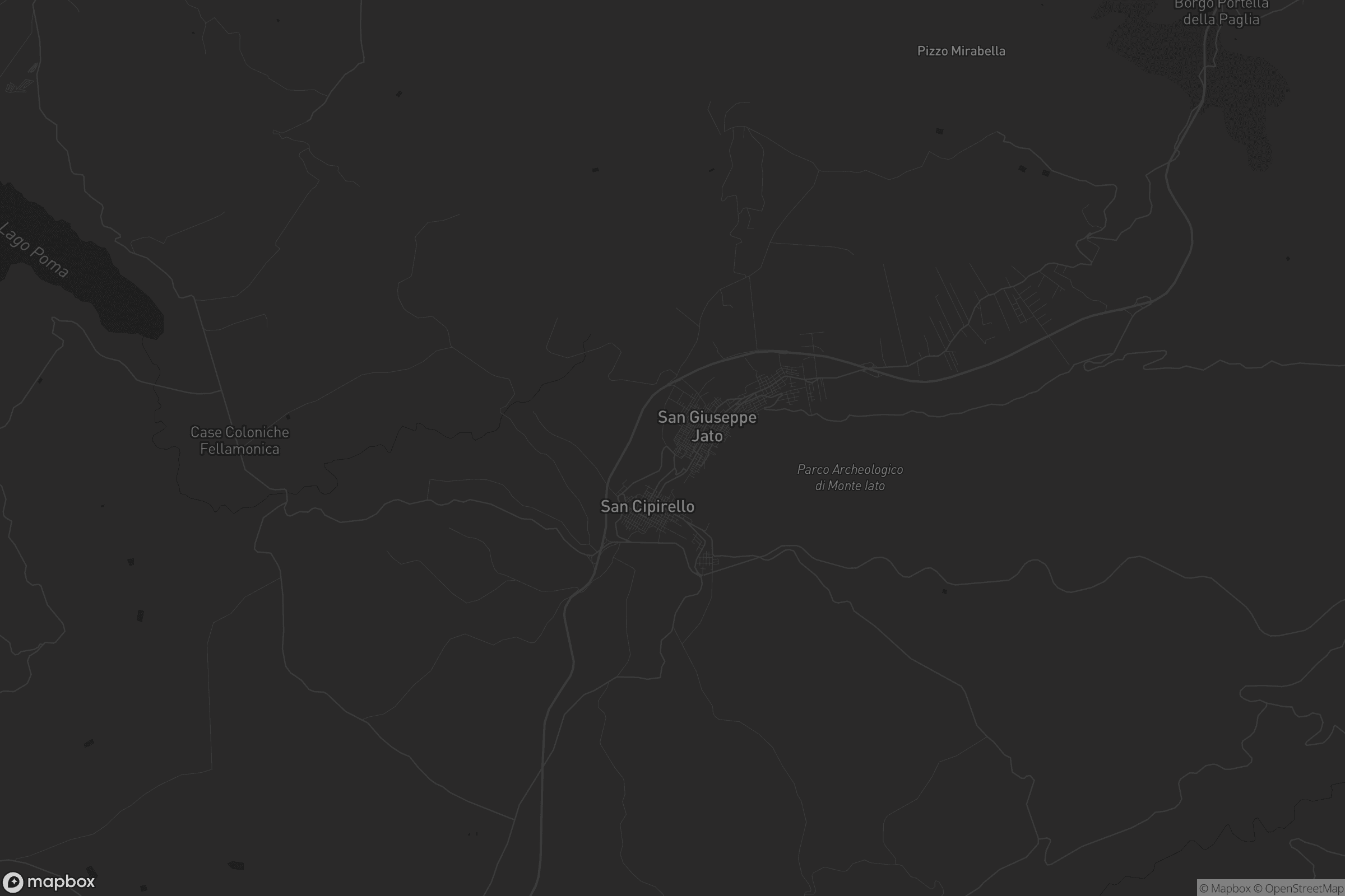 Mappa di San Giuseppe Jato