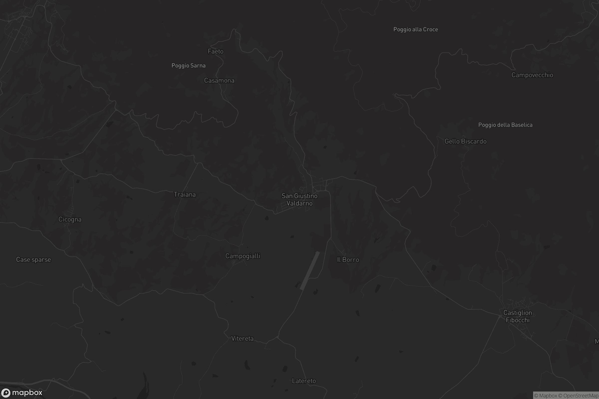 Mappa di San Giustino Valdarno