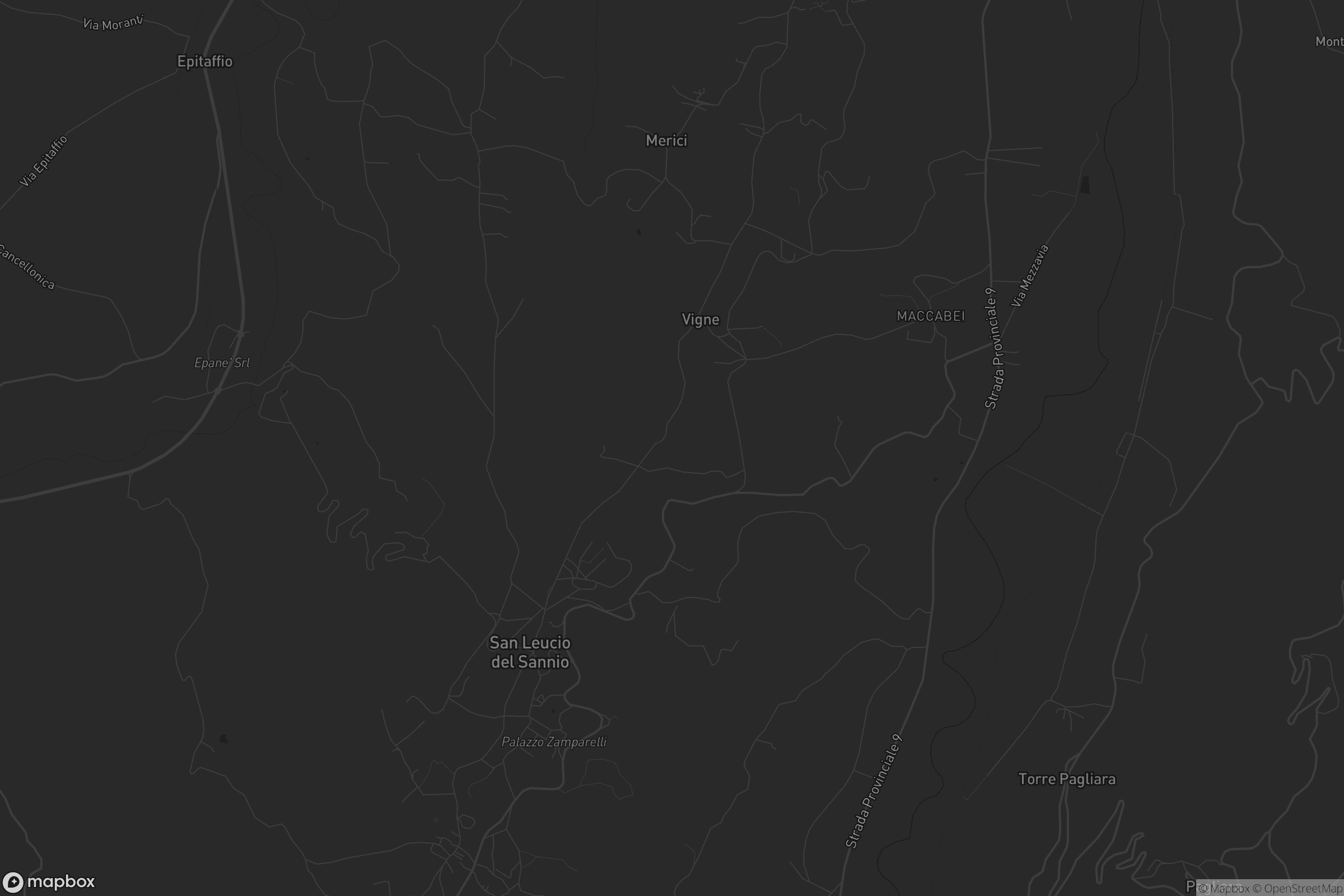 Mappa di San Leucio del Sannio
