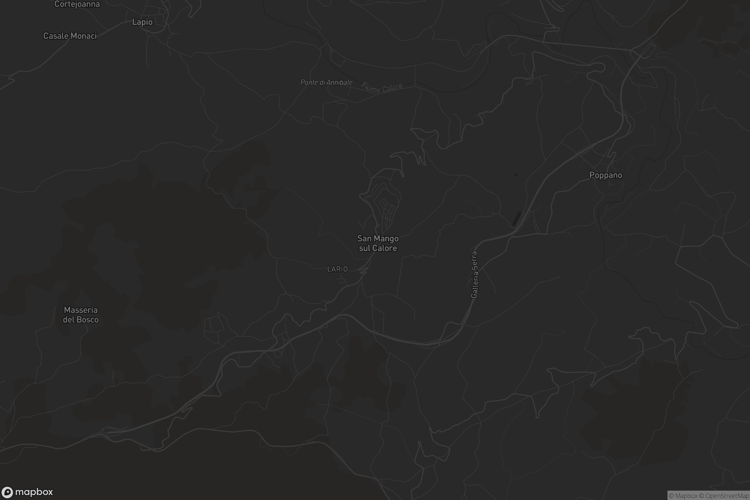 Mappa di San Mango sul Calore