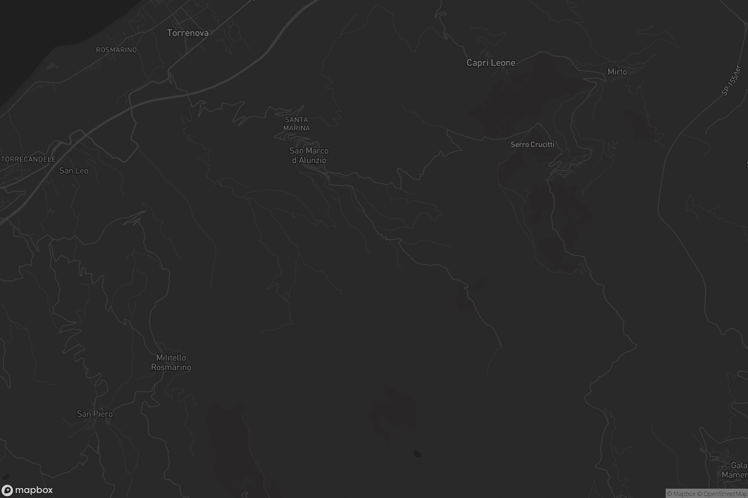 Mappa di San Marco d'Alunzio