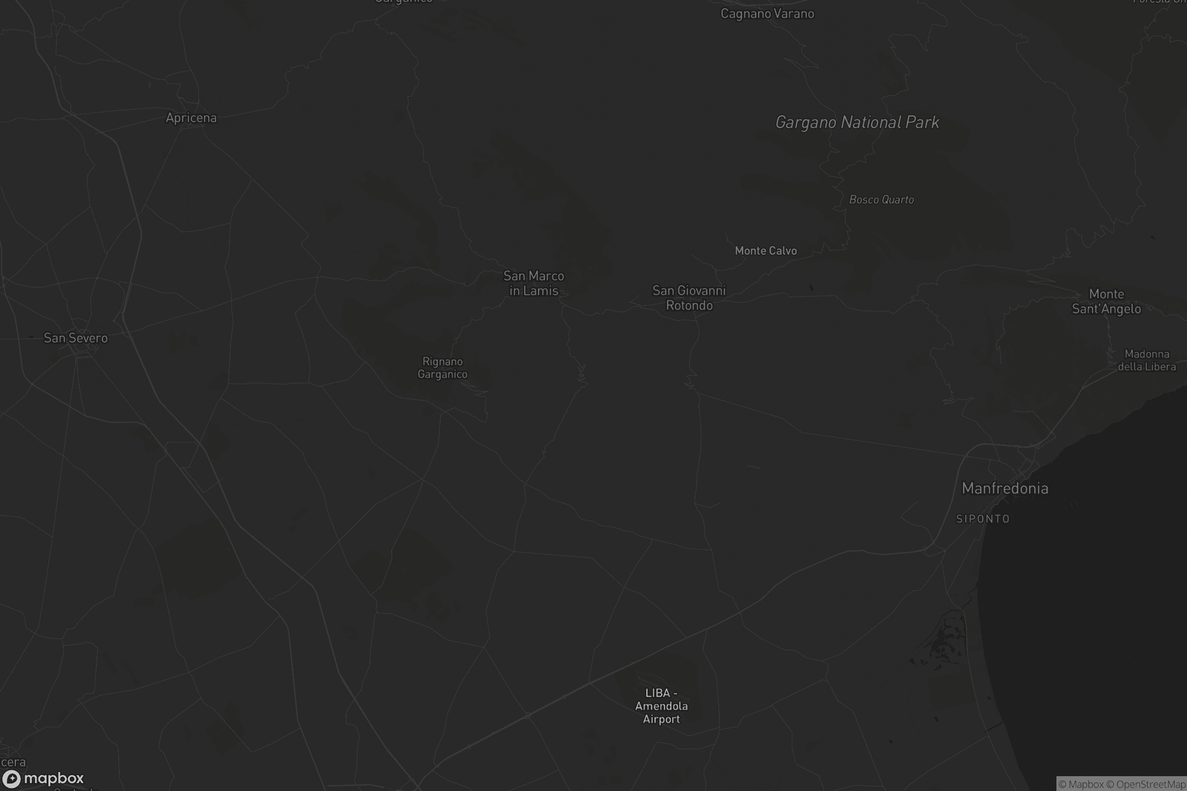 Mappa di San Marco in Lamis